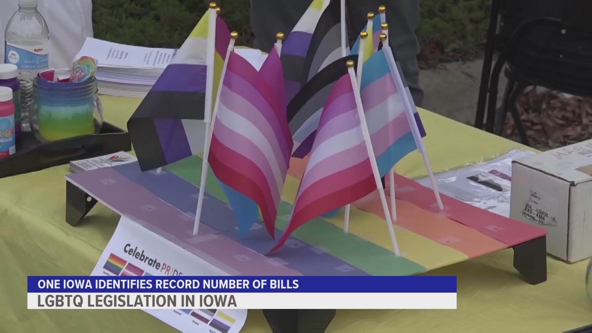 Legislation trackers have identified over 350 bills involving the LGBTQ+ community filed nationwide.