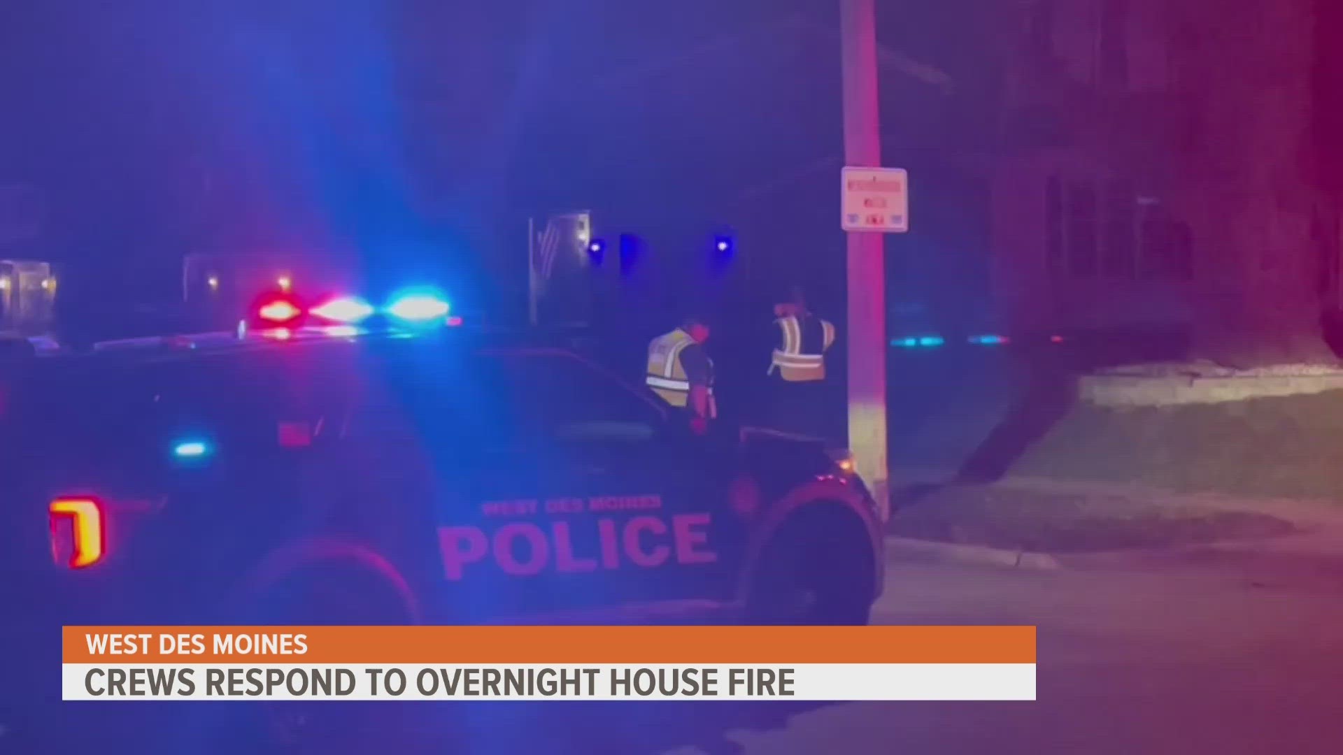 2 adults and a pet escape from overnight house fire in West Des Moines ...