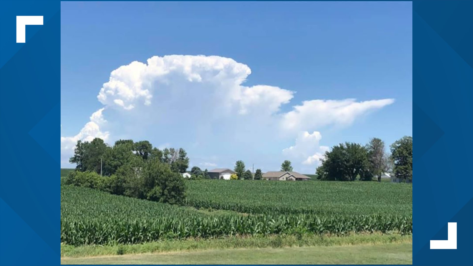 Severe storms bring large hail, muchneeded rain to central Iowa