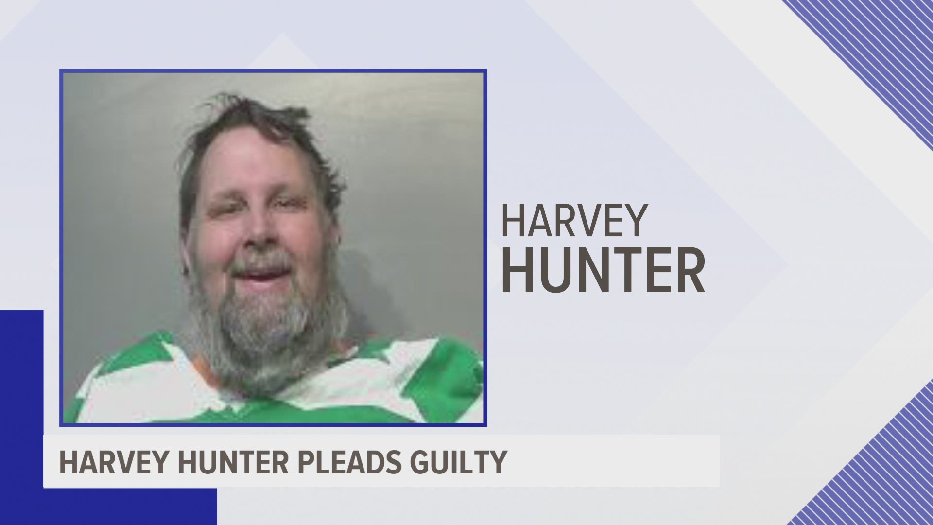 Harvey Hunter Jr., 48, pleaded guilty to second-degree harassment after leaving a threatening voicemail for Gov. Reynolds after lifting the mask mandate.