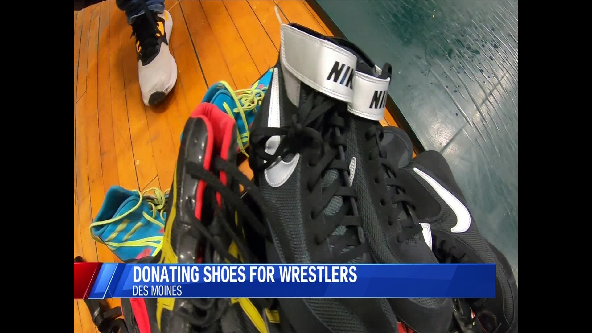 Shoes donated to North-Hoover wrestlers