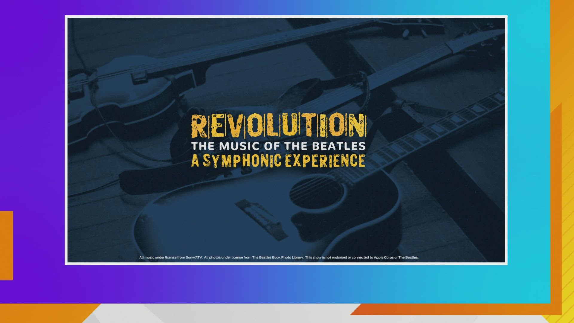 The Des Moines Symphony performs Revolution: The Music of the Beatles — A Symphonic Experience on Saturday, October 9, 2021 at 7:30pm