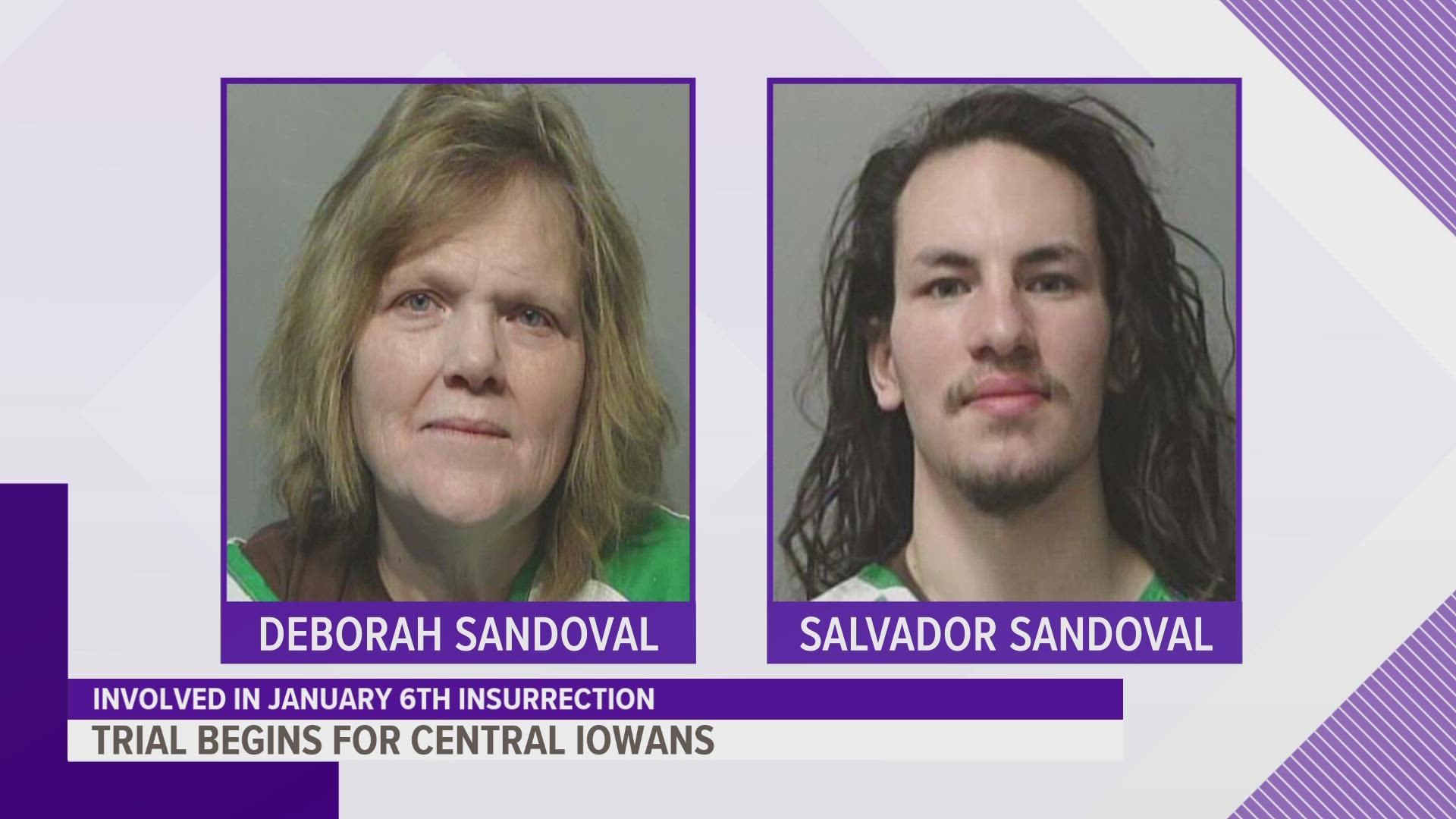 Deborah Sandoval pleaded guilty this morning just before her bench trial was set to take place. Her son, Salvador, will continue with his bench trial.