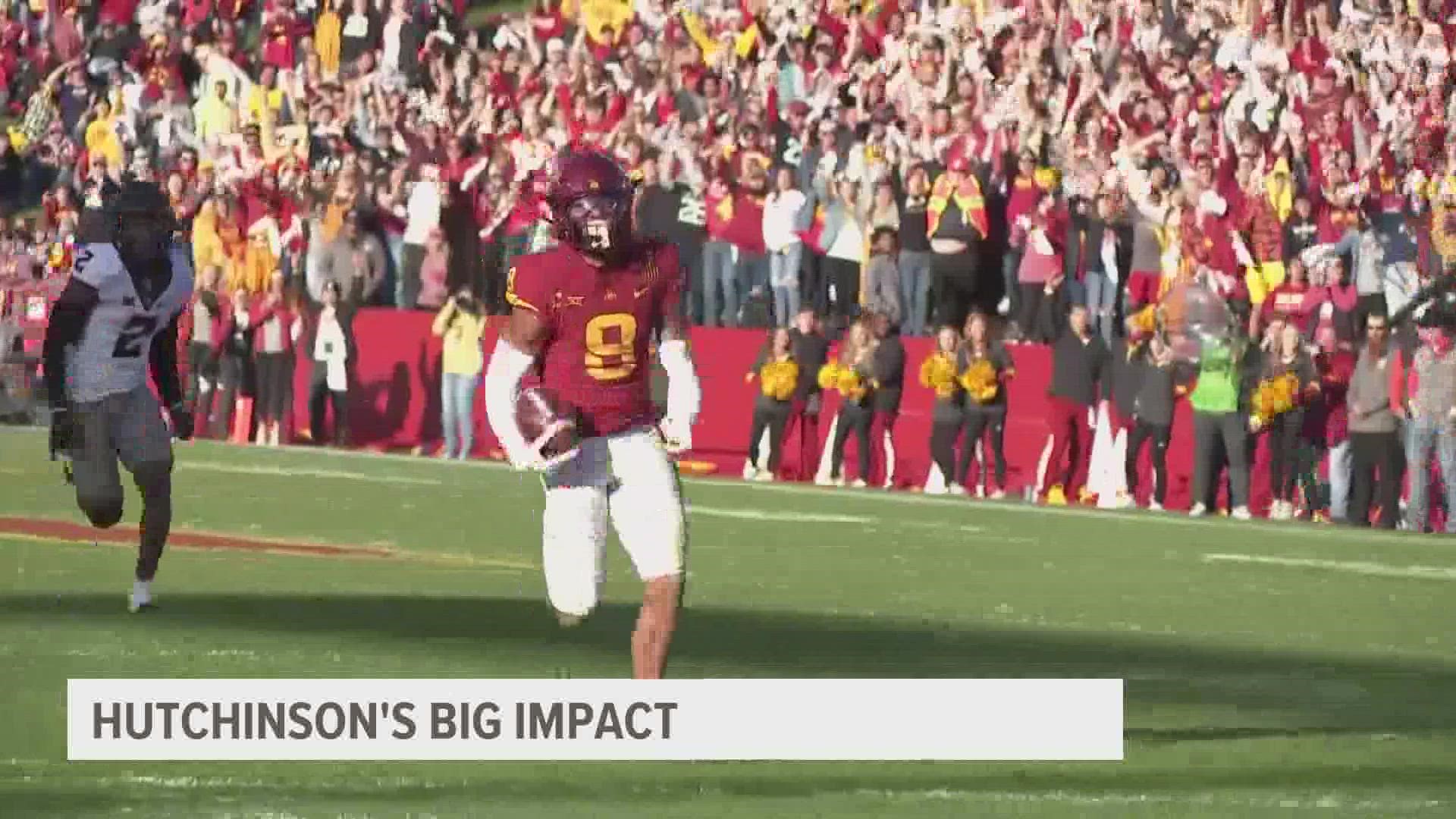 Hutchinson says his mom and her experience in the navy helped make him the man he is today—and ISU head coach Matt Campbell agrees.