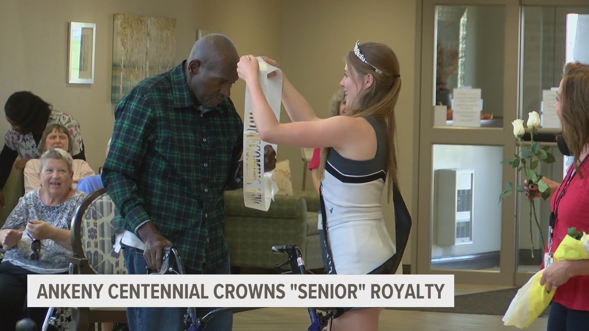 The royal couple, Queen Rose and King Henry, were appointed by their neighbors and friends at The Bridges at Ankeny, a senior living community.