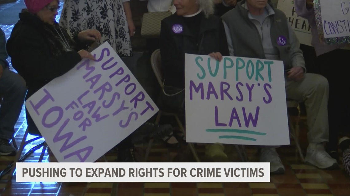 Victims' rights advocates call for Iowa to pass Marsy's Law - Vimarsana News