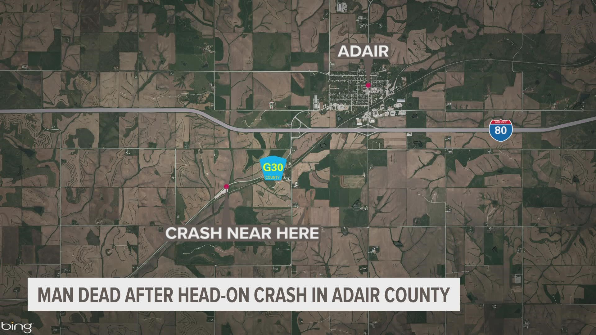 Officials say that a driver crossed the center line and hit a vehicle "head on" around 9:20 a.m. Thursday morning.
