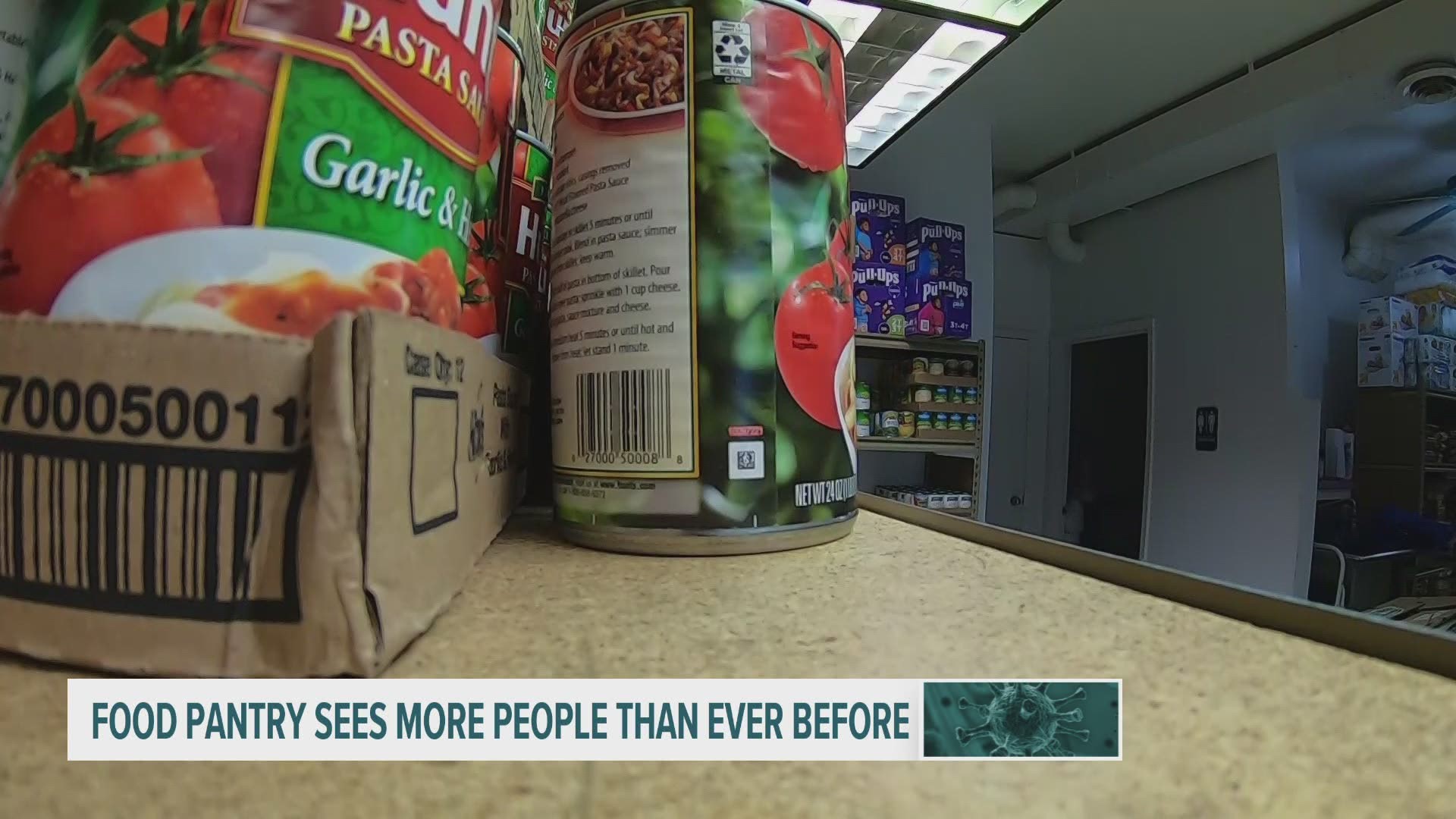 Food pantries are seeing an increase in families utilizing their services through the pandemic in Iowa.