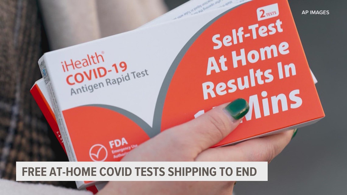 Free at-home COVID-19 test program to end this week