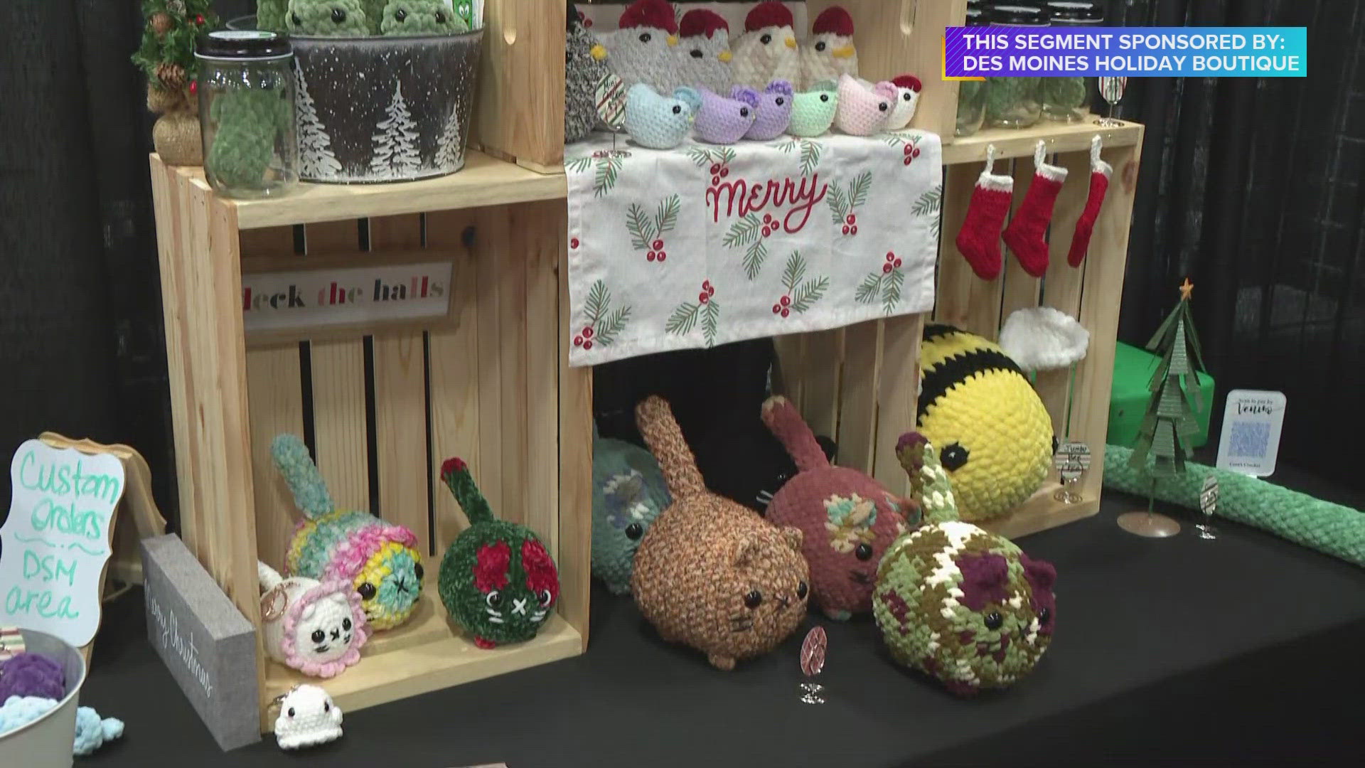 Cora handcrafts all the critters available at her shop! Find Cora's Crochet in booth #907 at the Des Moines Holiday Boutique Now-Sunday | Paid Content