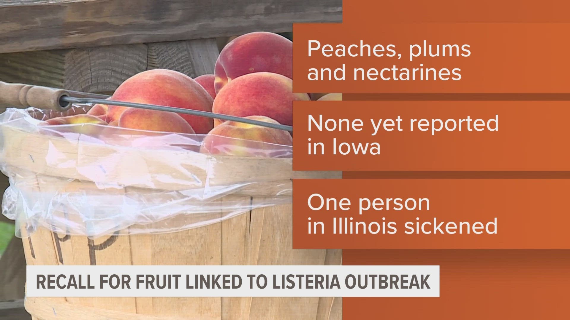 Peaches, Plums, and Nectarines Recalled Nationwide Due to Listeria Outbreak