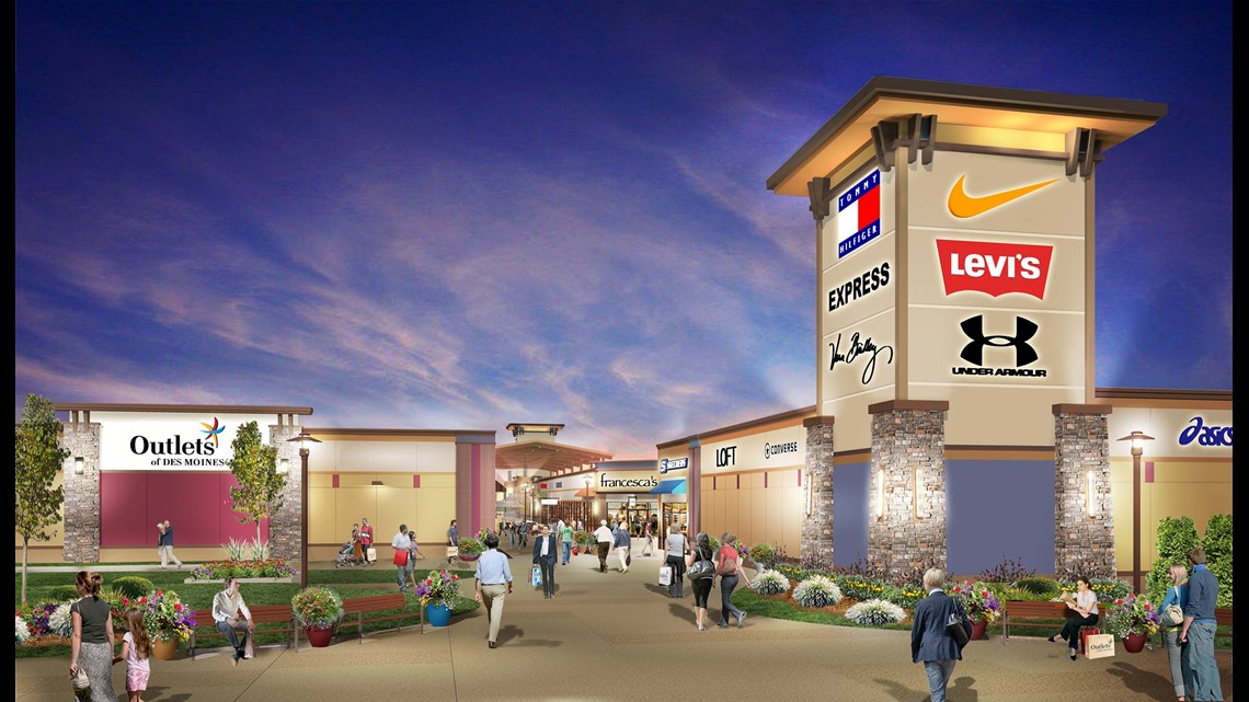 Outlet mall announcing new stores 