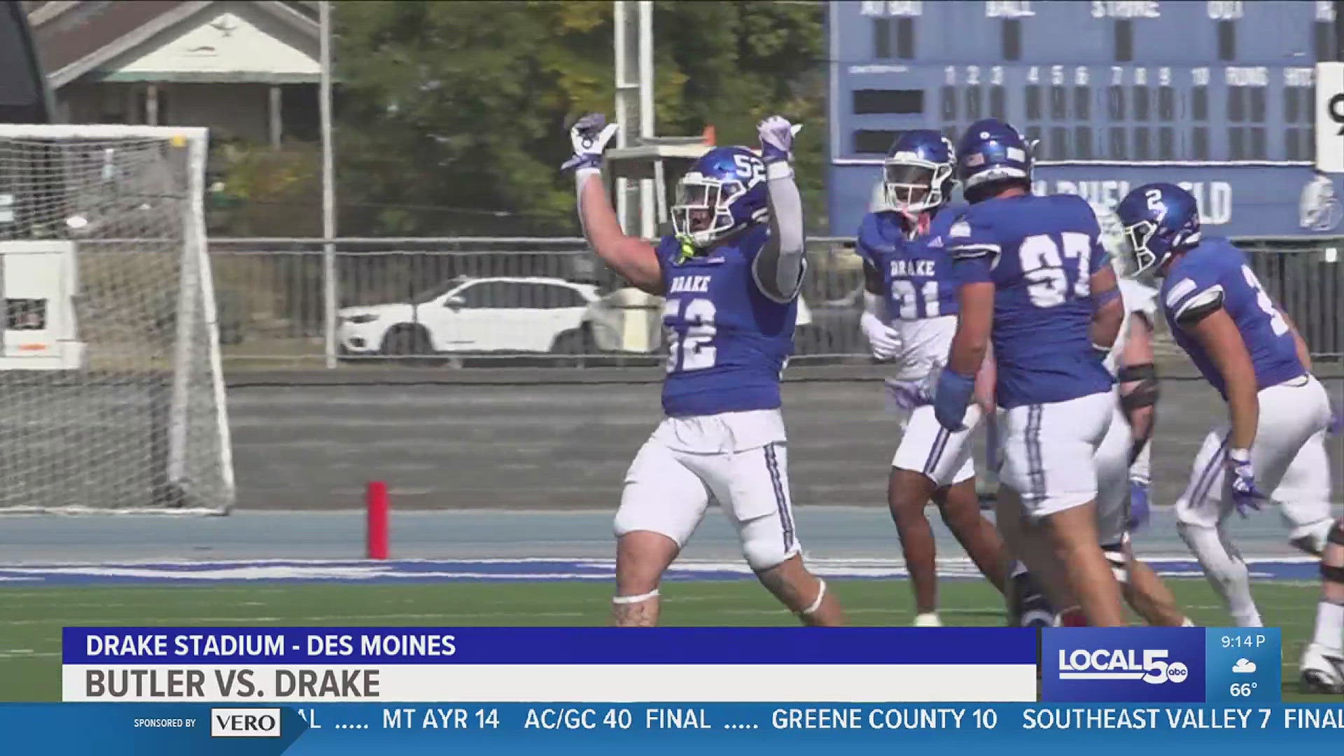 Drake remains undefeated in Pioneer Football League play.