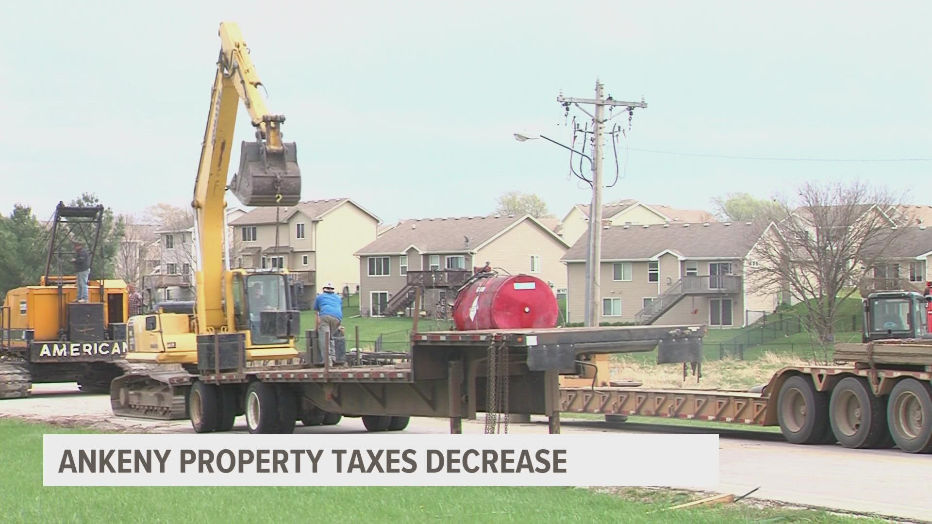 In a time of high inflation, Ankeny is set to decrease property taxes for the 9th consecutive year in a row. Local home owners and realtor weighs in on this topic.