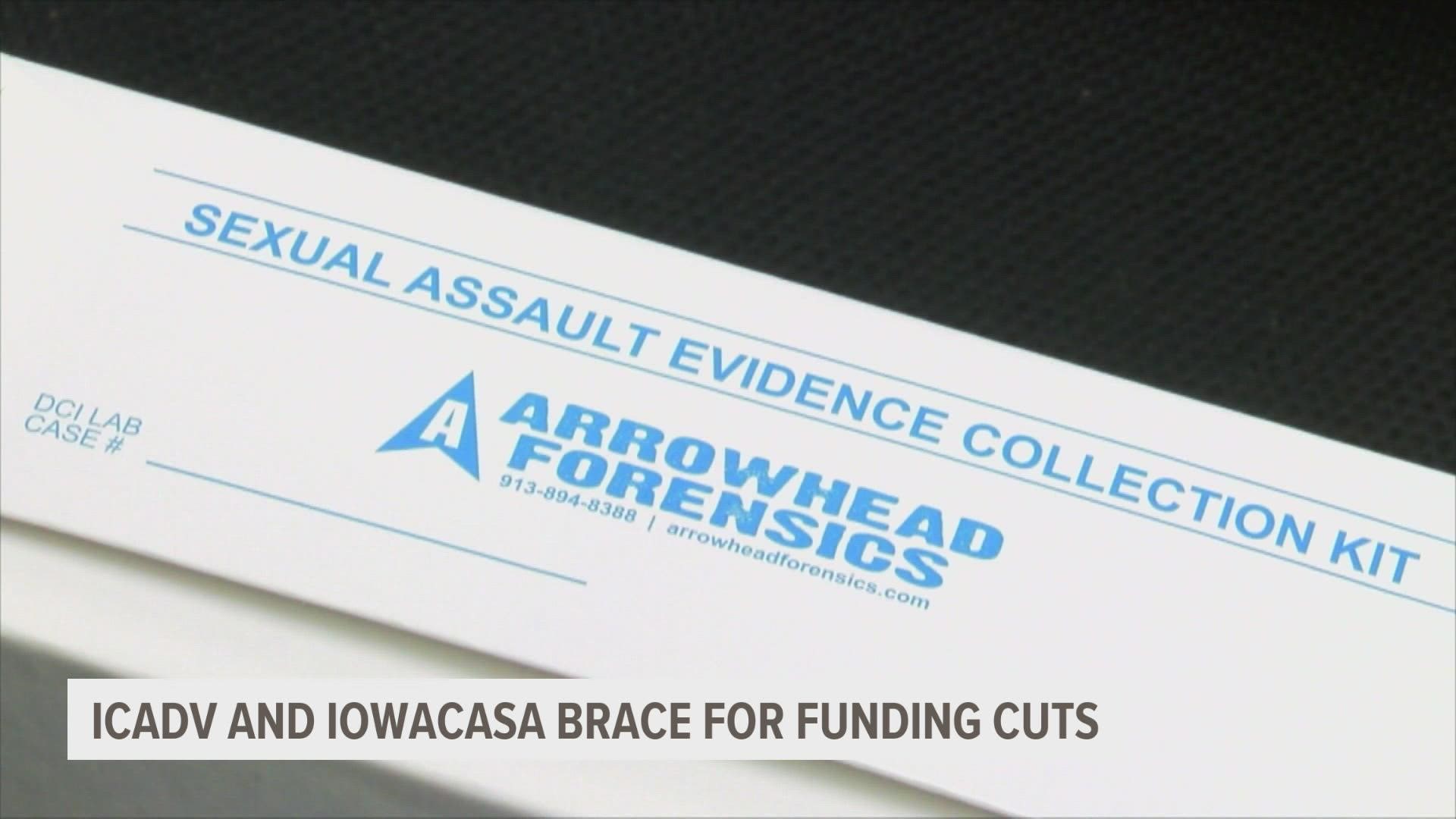 The Iowa Coalitions Against Domestic Violence & Sexual Assault are calling on the governor's office to use American Rescue Plan funds to offset the cuts.