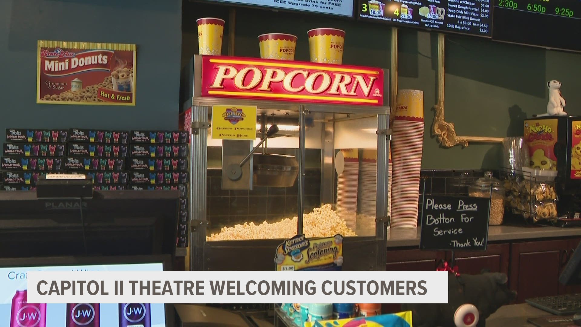After a year of shutdowns, more businesses are opening back up to customers. Capitol II Theatre is doing everything it can to keep those customers safe.