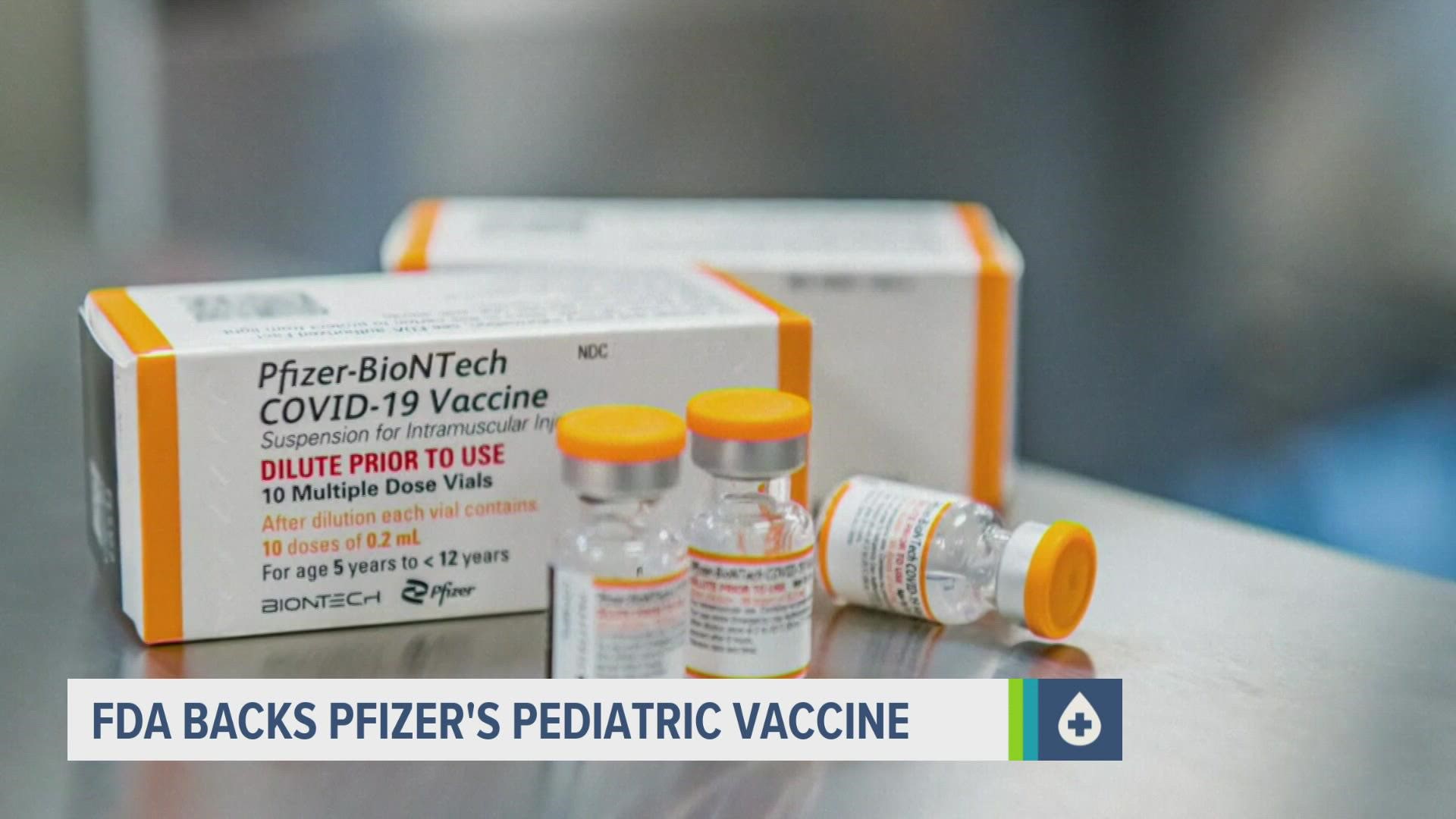 The decision will still need to be approved by the CDC before kids can start getting the shots.