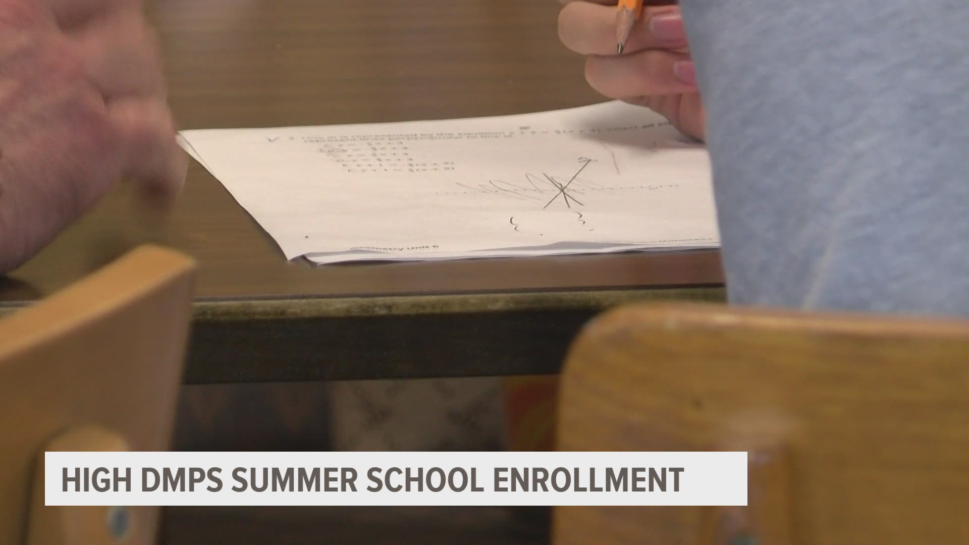 DMPS has over 3,000 students from all grade levels enrolled in their expanded summer school. It's the largest one the school system has ever had.