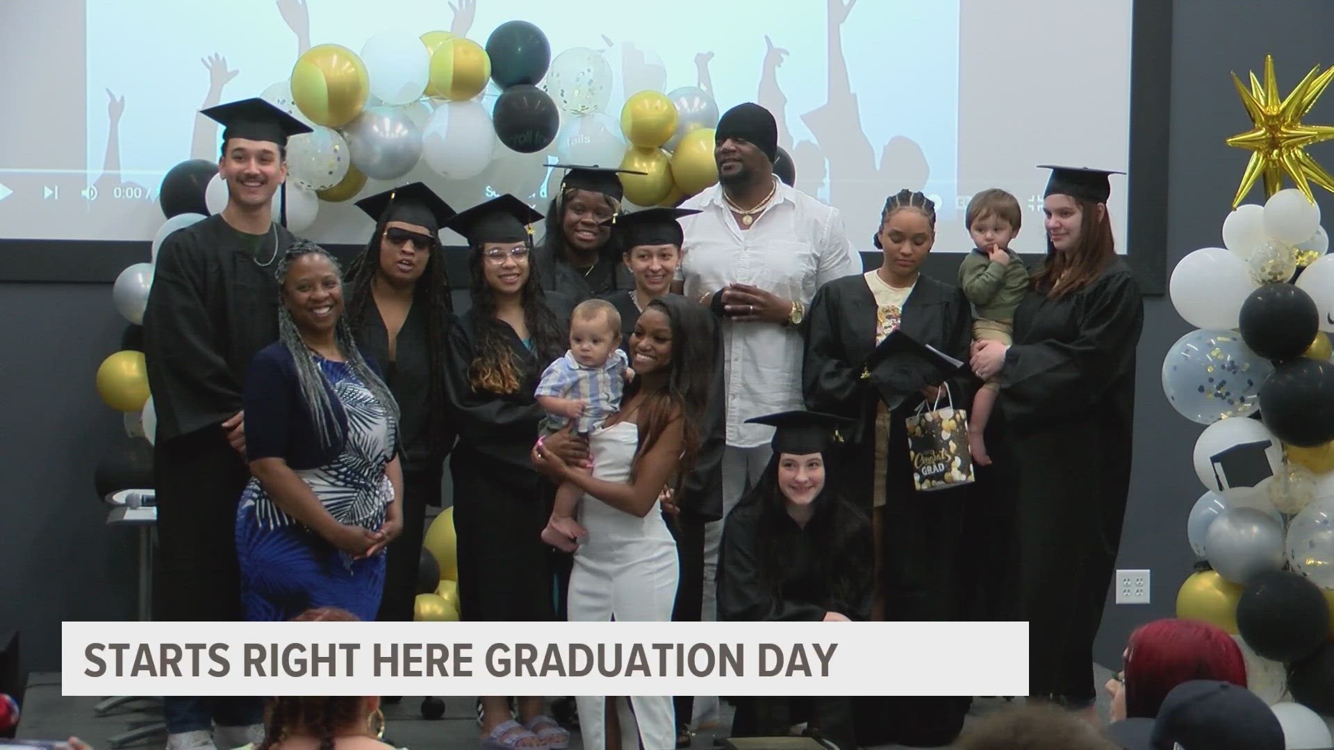 17 students in the Starts Right Here program celebrated a major milestone on Thursday.