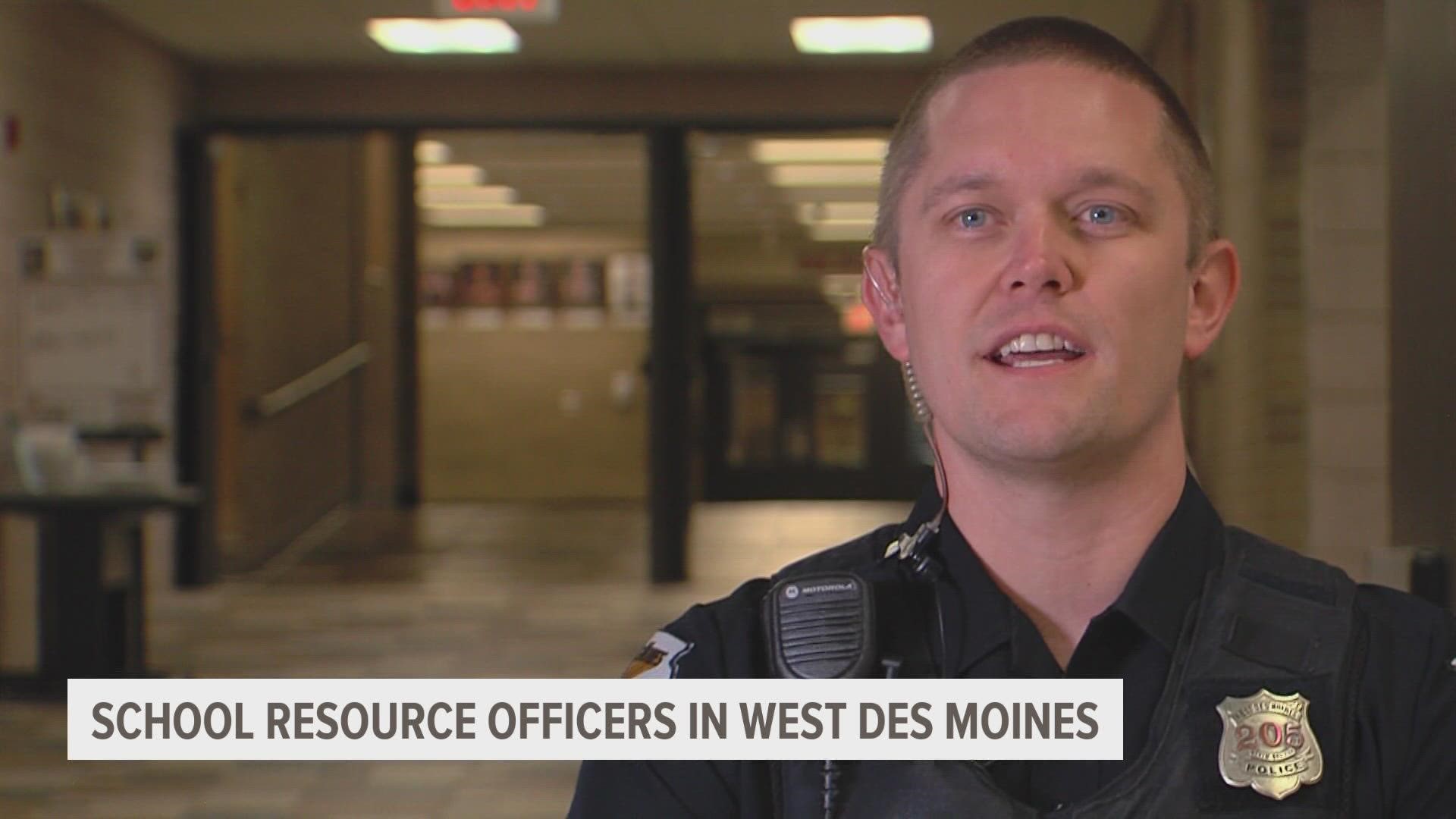 Officer D.J. Frunzar, the school resource officer at Valley High School, hopes connecting with students is just the first step to creating safer schools.