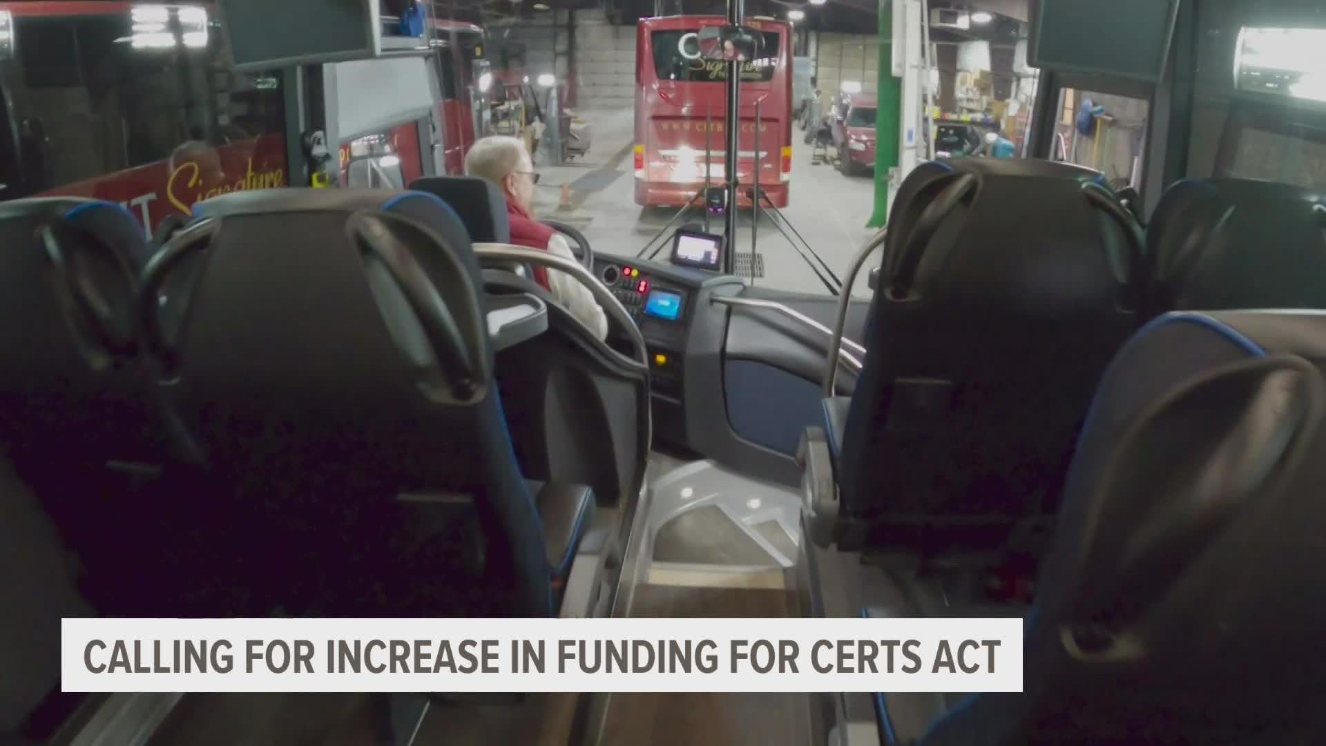 CIT has lost about a third of its employees and had to close one of its locations. Now, they want more funding for the CERTS Act.
