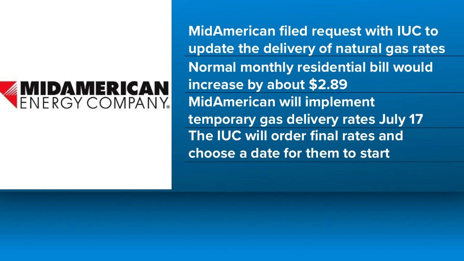 Poposal Examples MidAmerican files proposal with Iowa Utilities Commission to adjust ...