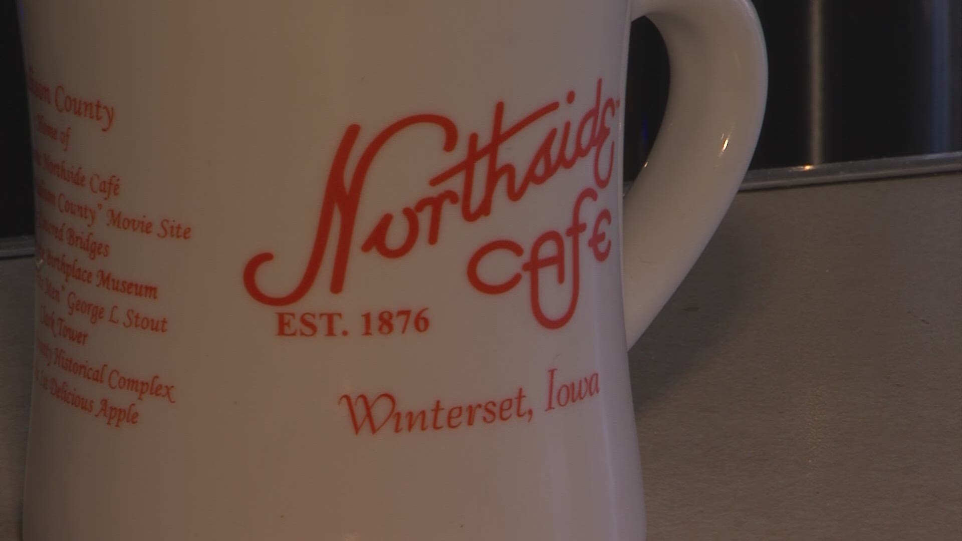 Winterset's Northside Cafe was built in 1876. In 2020, it's doing its part to help the community in a time of need.