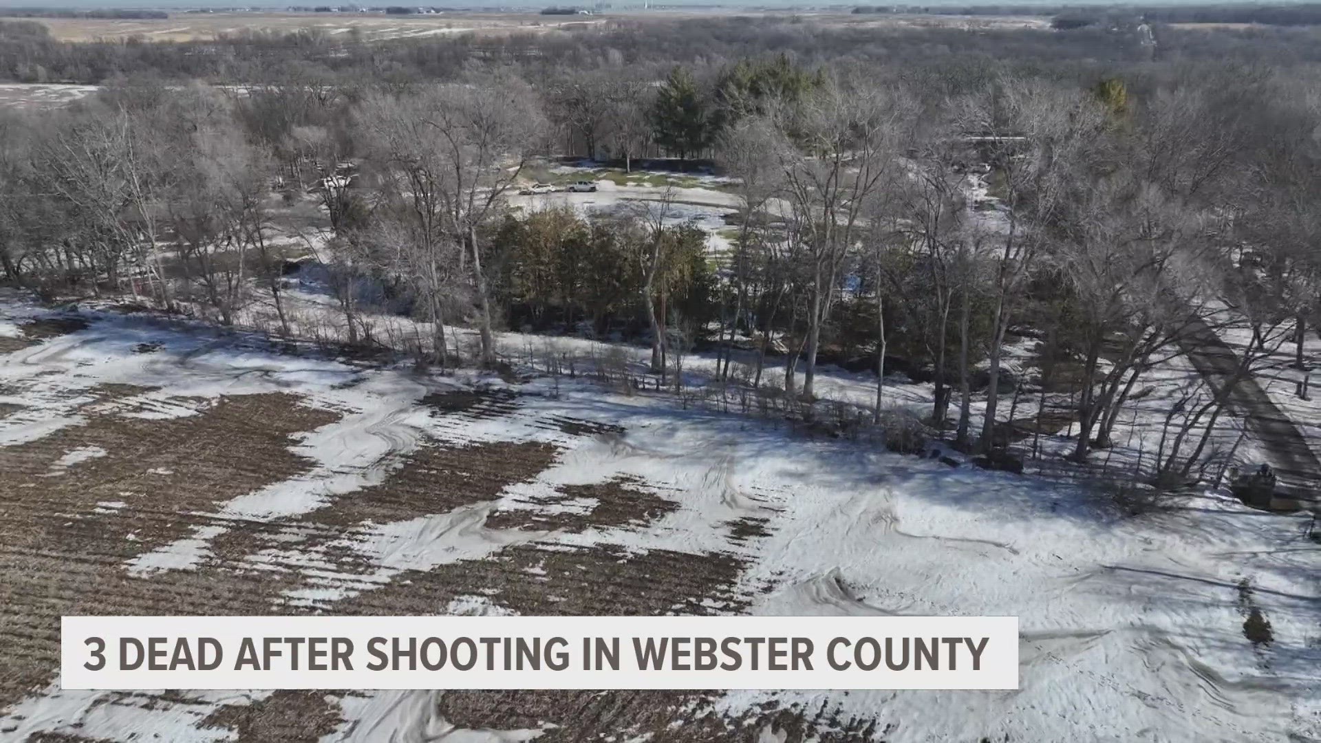 An Iowa man allegedly killed two women and then turned the gun on himself, a minor reported to Webster County authorities on Sunday evening.