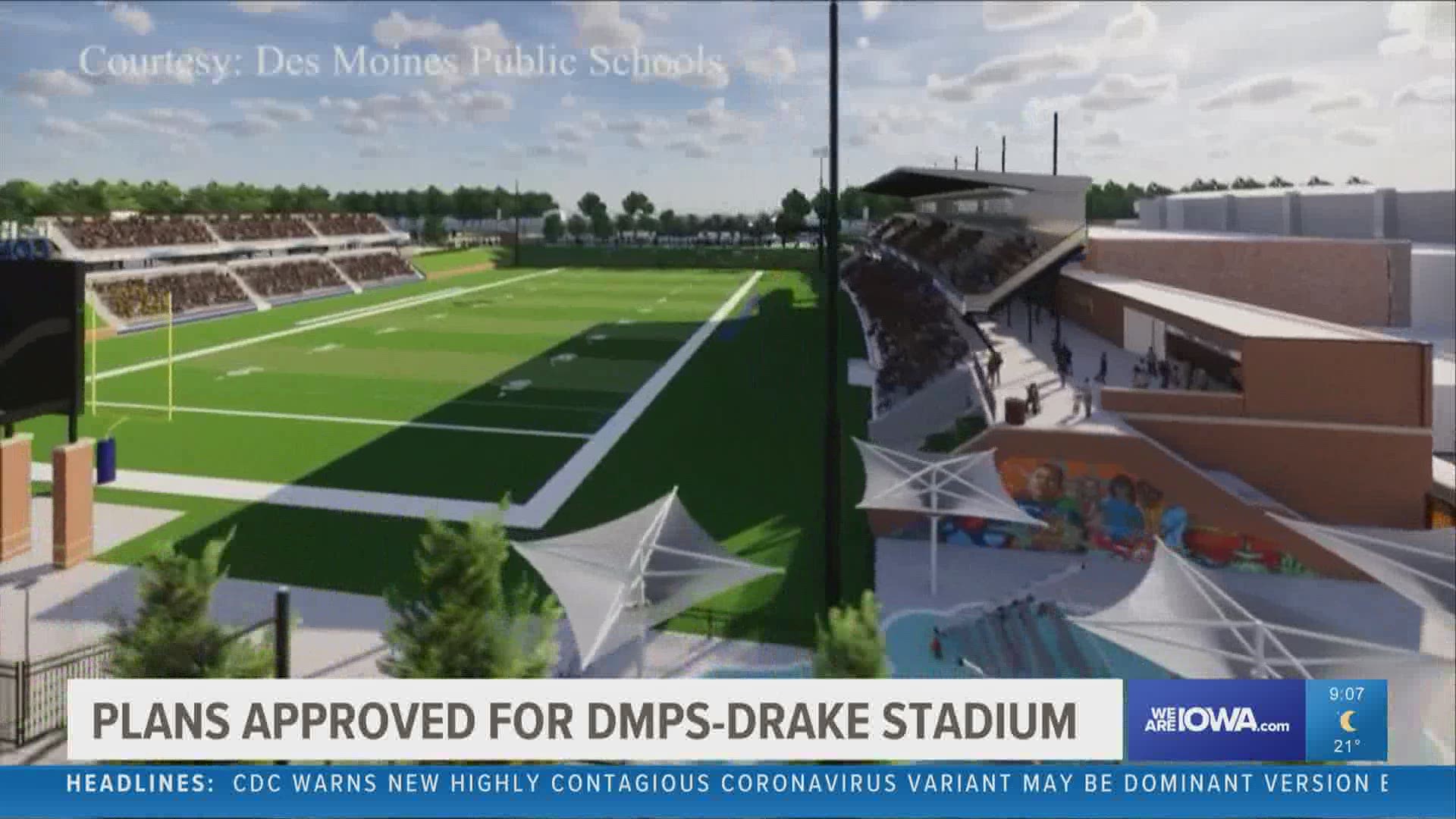 The $19.5 million stadium will be built next to the Knapp Center.