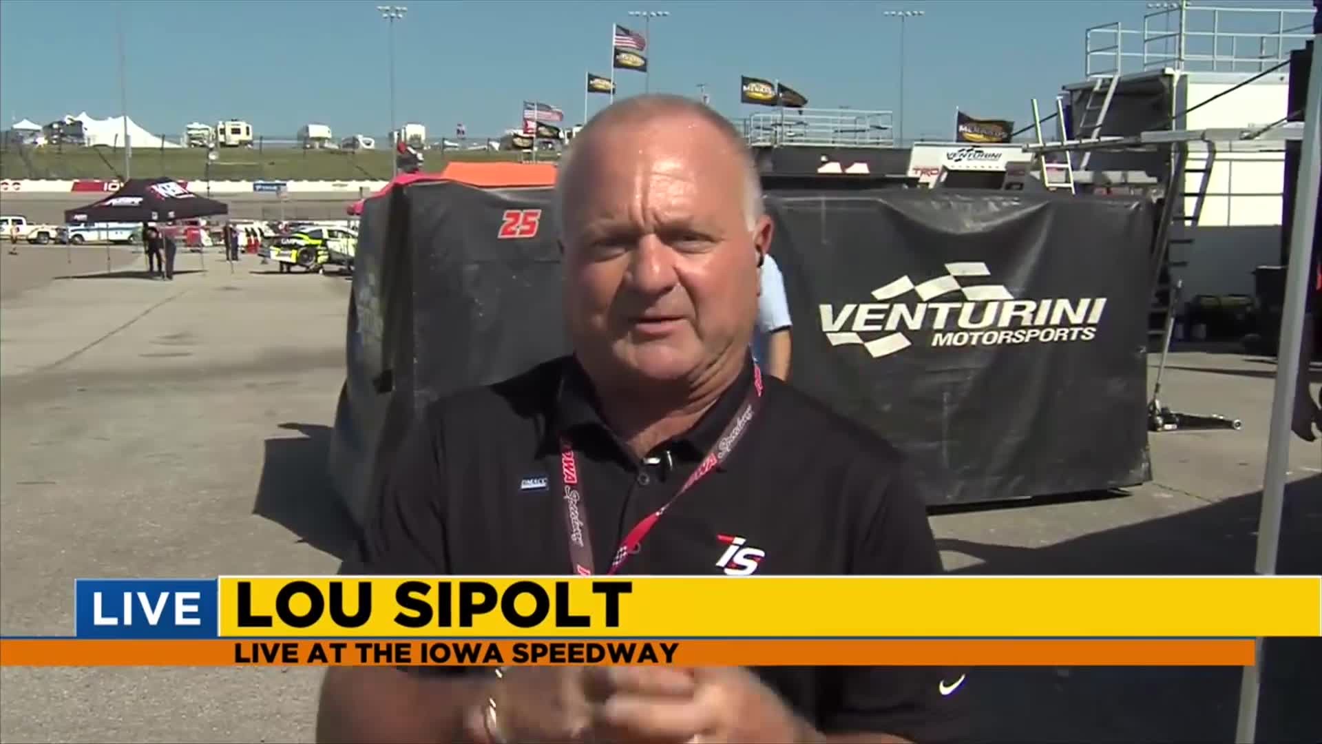 Live at the Iowa Speedway with this weekend's athletes