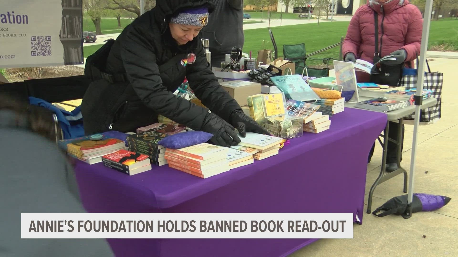 The event featured story time for kids and several guest speakers in order to give attendees access to banned books and information about the foundation's mission.