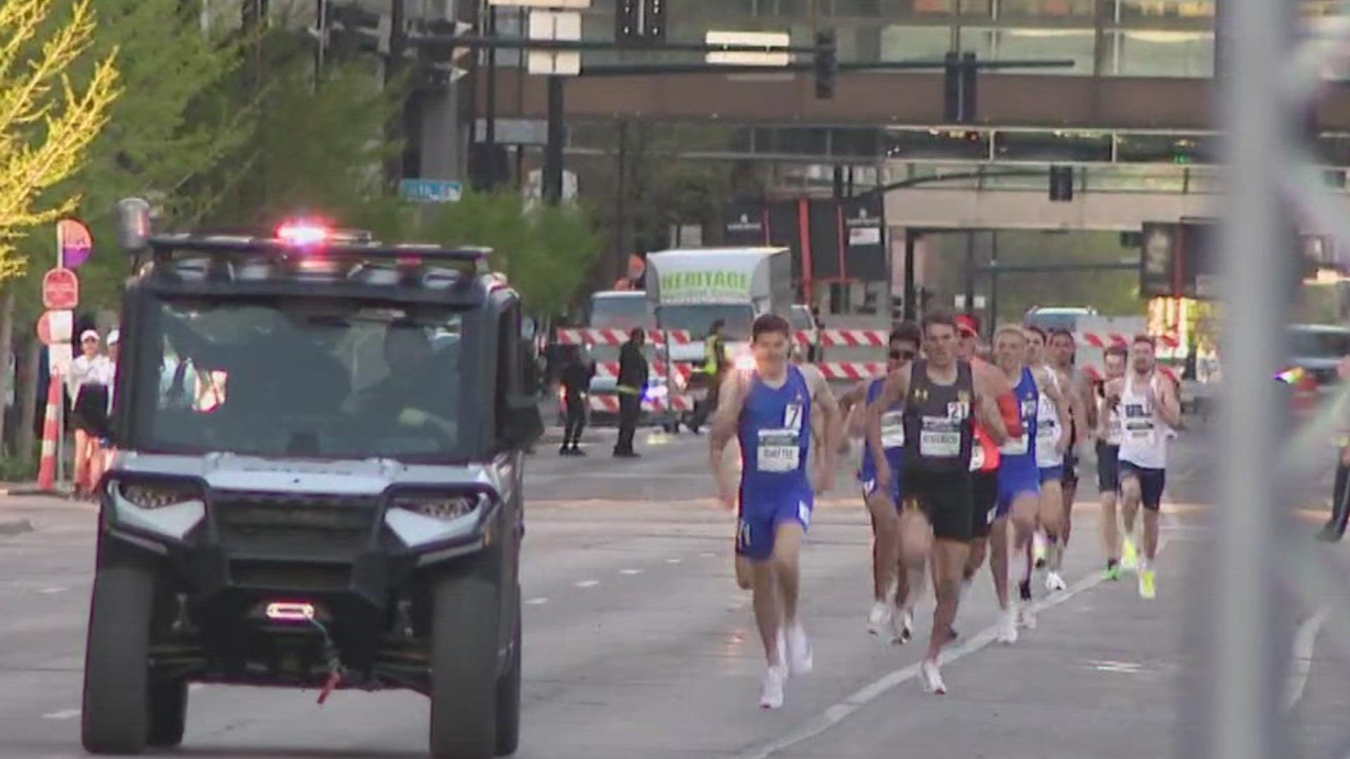 As runners take to the streets, here are the road closures drivers should keep in mind.