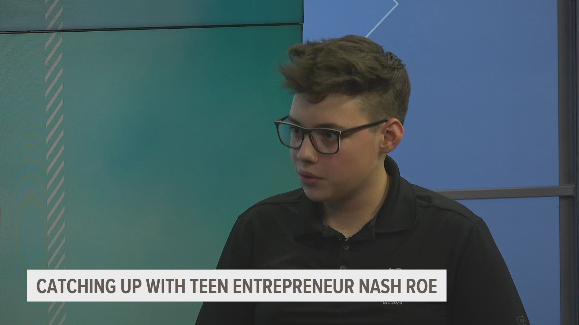 Iowa teen Nash Roe is started his business Nash's Confections in 2020. Later, he appeared on season 11 of the Food Network's Kids Baking Championship.