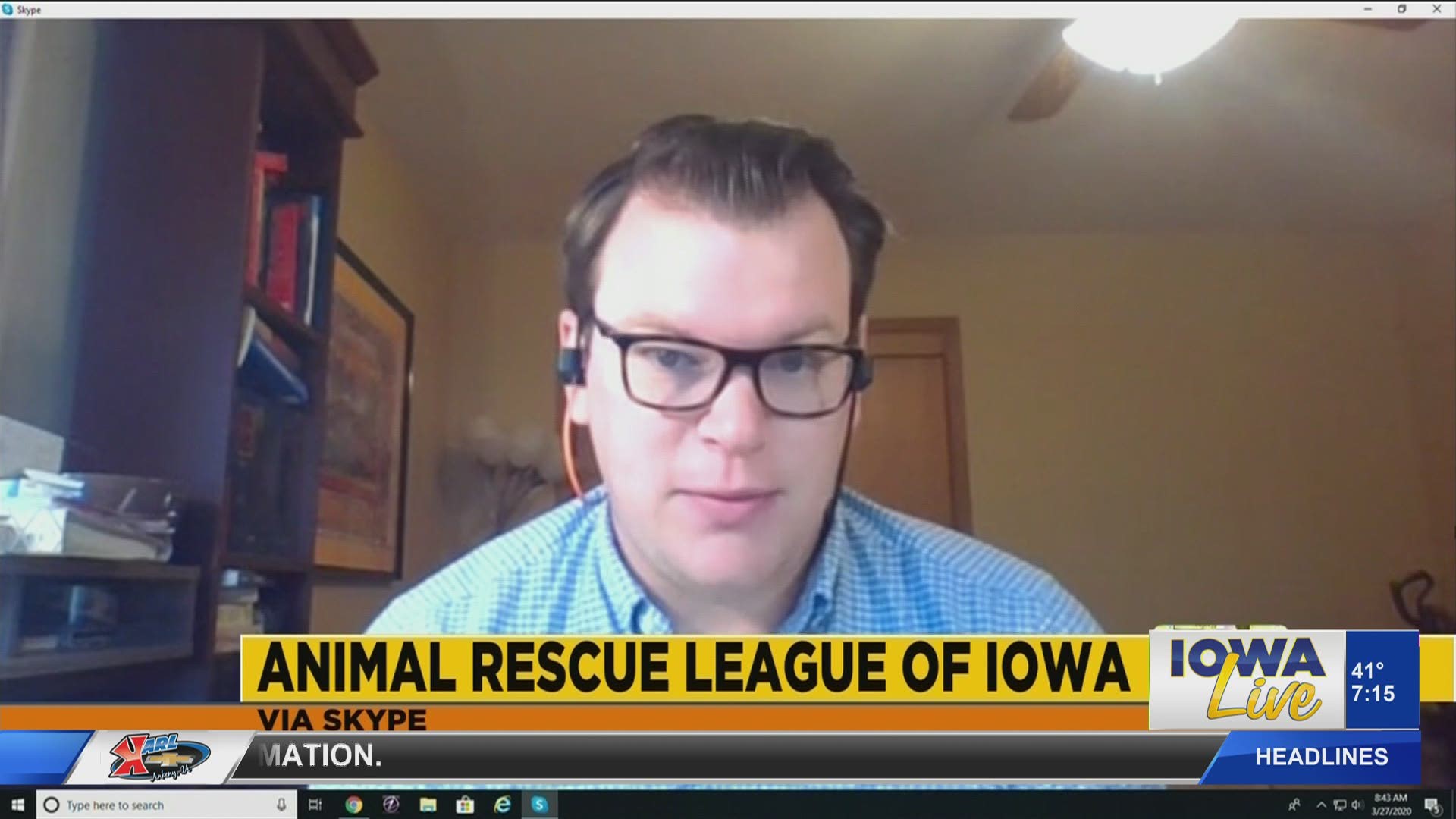 Colin Grace with the ARL gives Lou an update on animal abuse legislation in Iowa.