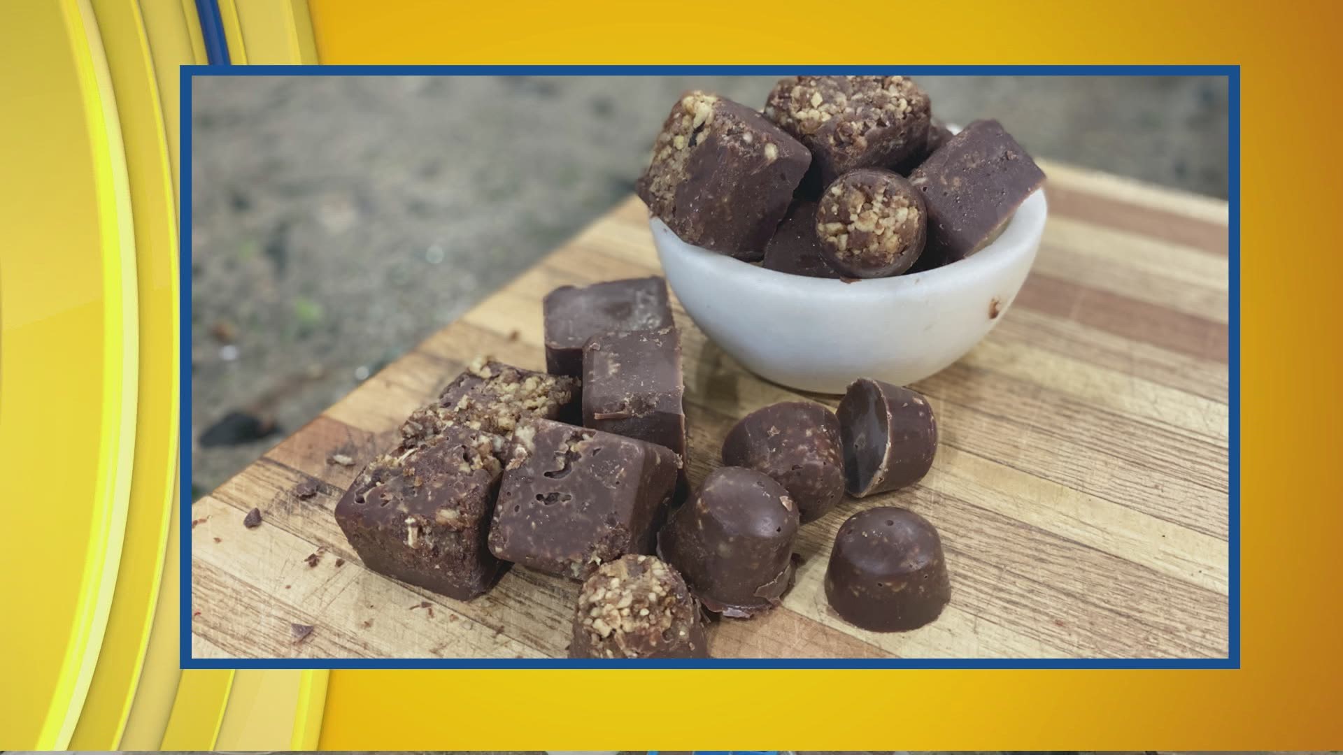 Michele shows us how to create healthy candy blocks this morning on Iowa Live