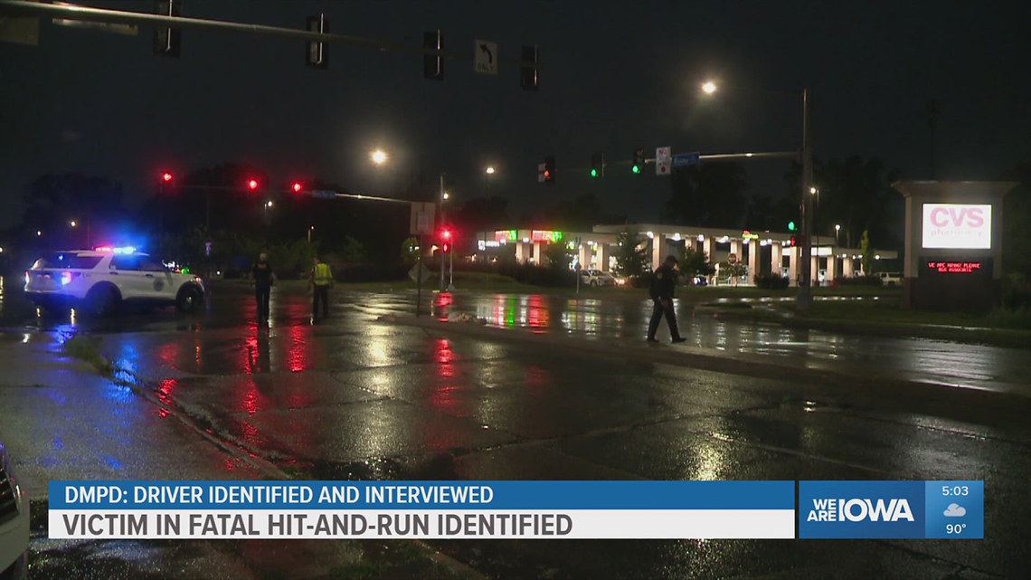 Des Moines police identify man who died in hit-and-run crash Monday ...