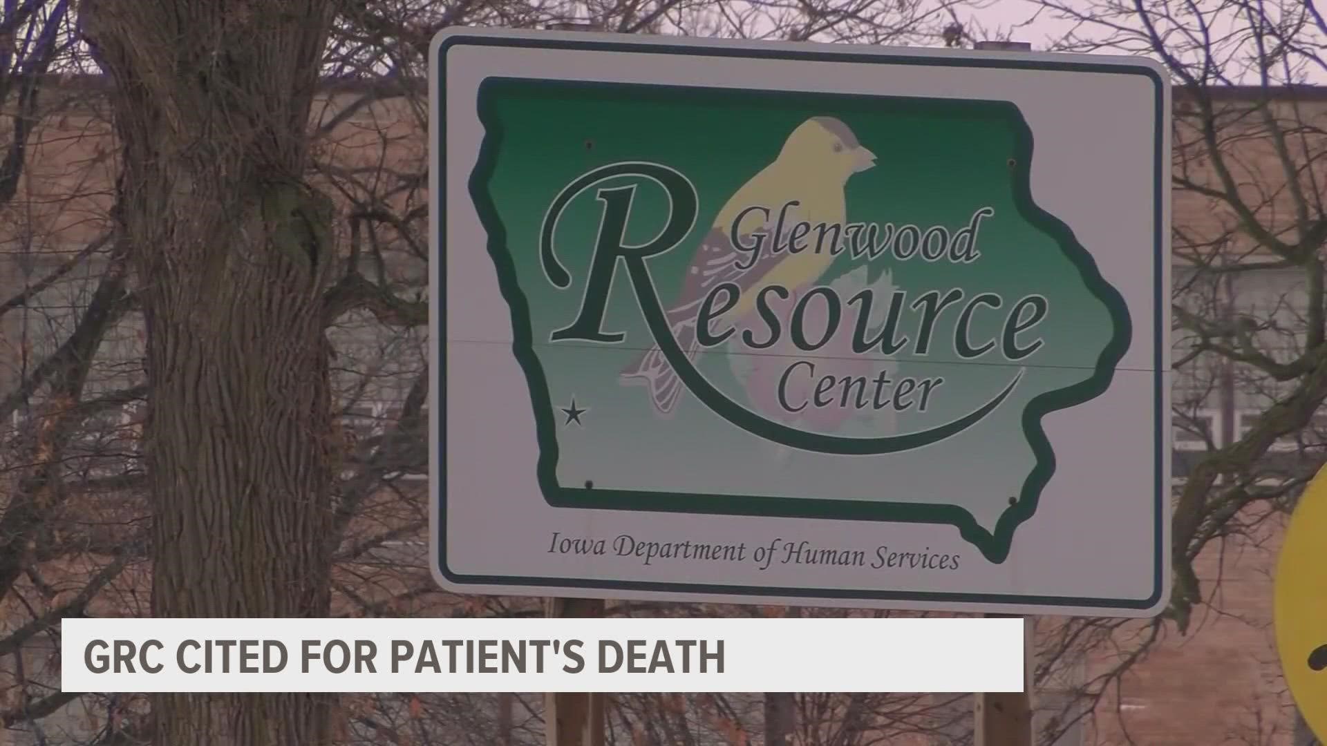 A state report says the fluids the man was listed as ingesting on his daily activity record at the center and the lab results from the hospital “did not add up."