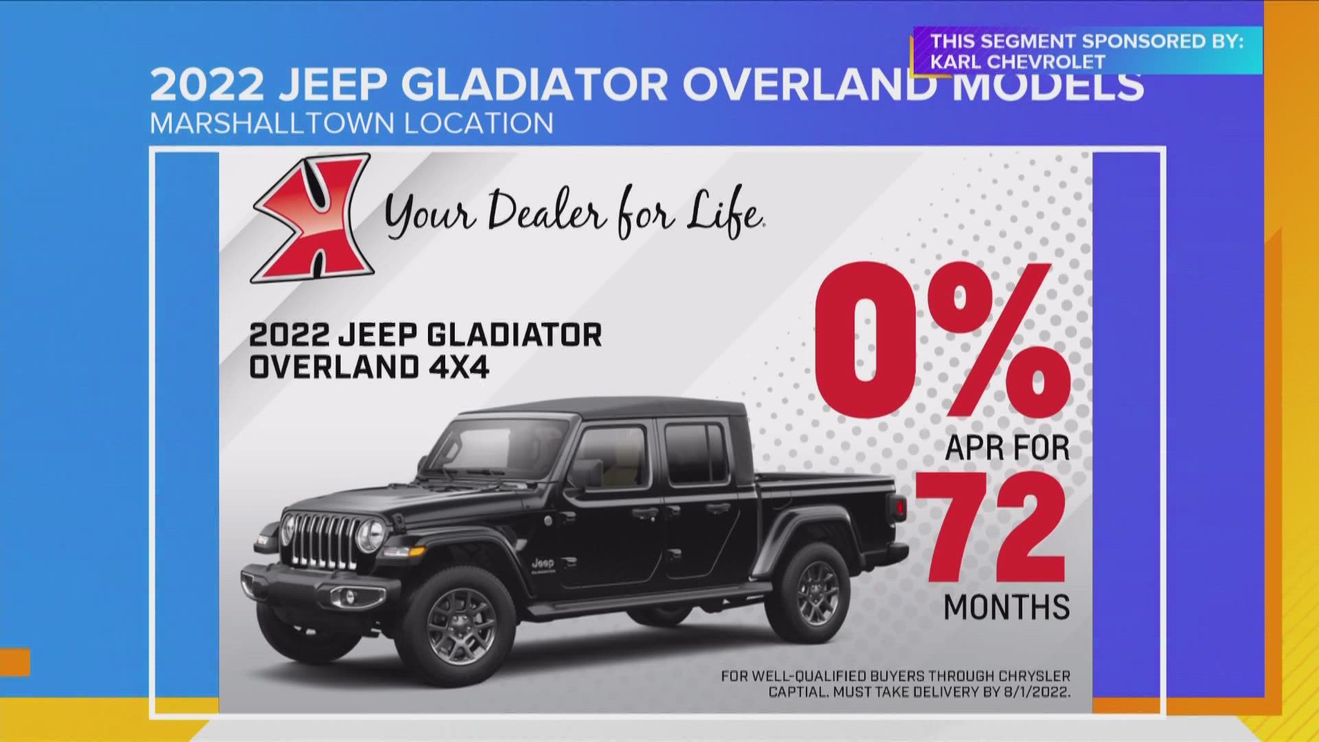 Bret Moyer has details on the extension of the 10-Day Pre-Owned Sale at the Karl Auto Group! Plus, Jeep Gladiator Overland at 0% & F-150's ON THE LOT! | Paid Content