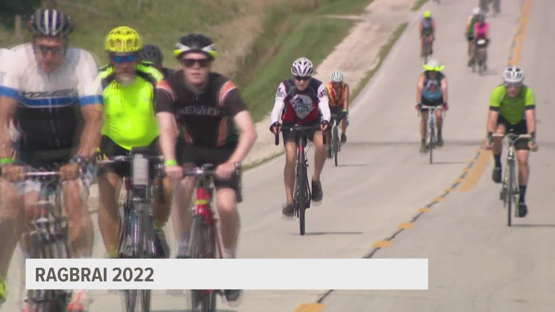 RAGBRAI will go through Pocahontas for the first time in 2022.