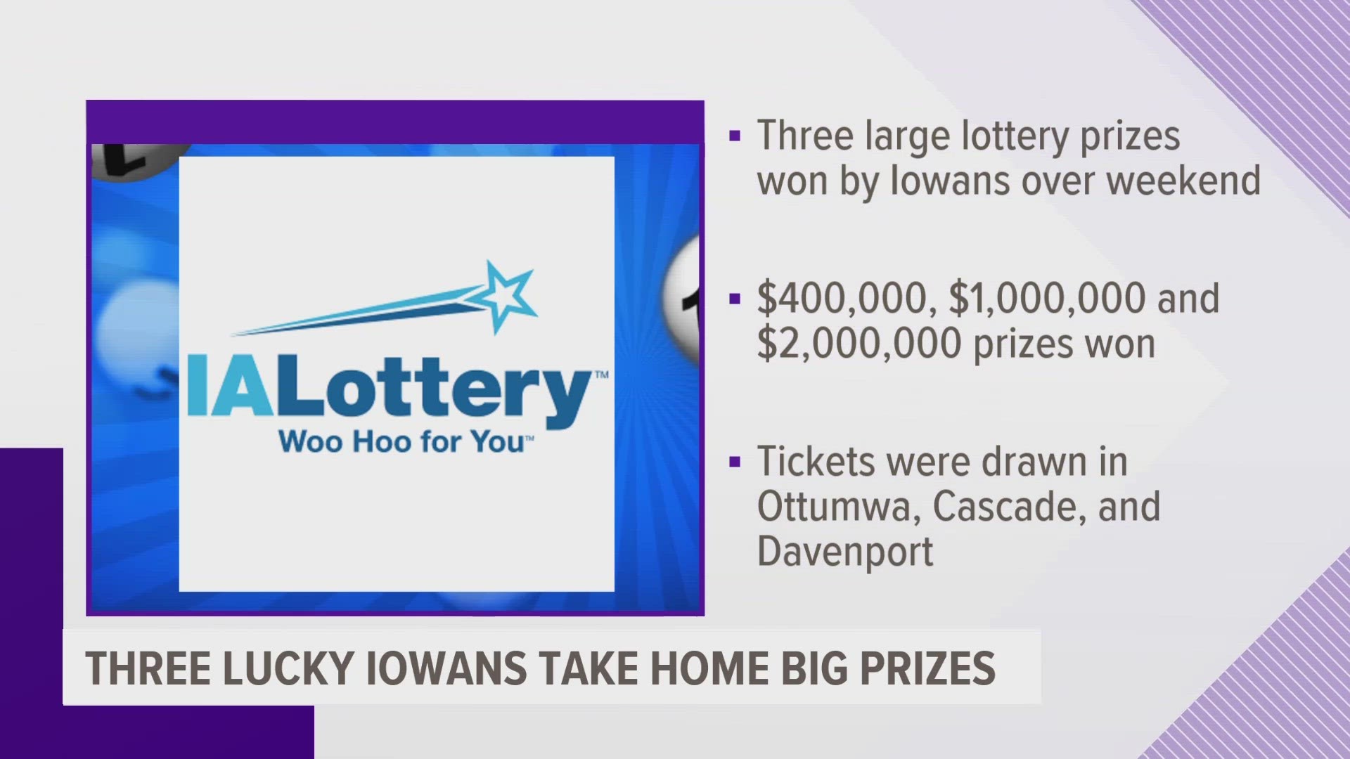 There were a couple of big winners in Iowa.