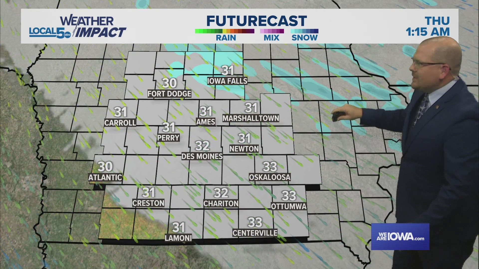 Temps keep sliding outside of this weekend