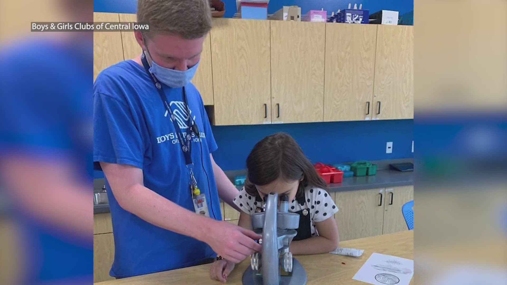 Boys and Girls Clubs of Central Iowa expanded their hours so kids can attend all day and get help with virtual learning in the wake of the coronavirus pandemic.