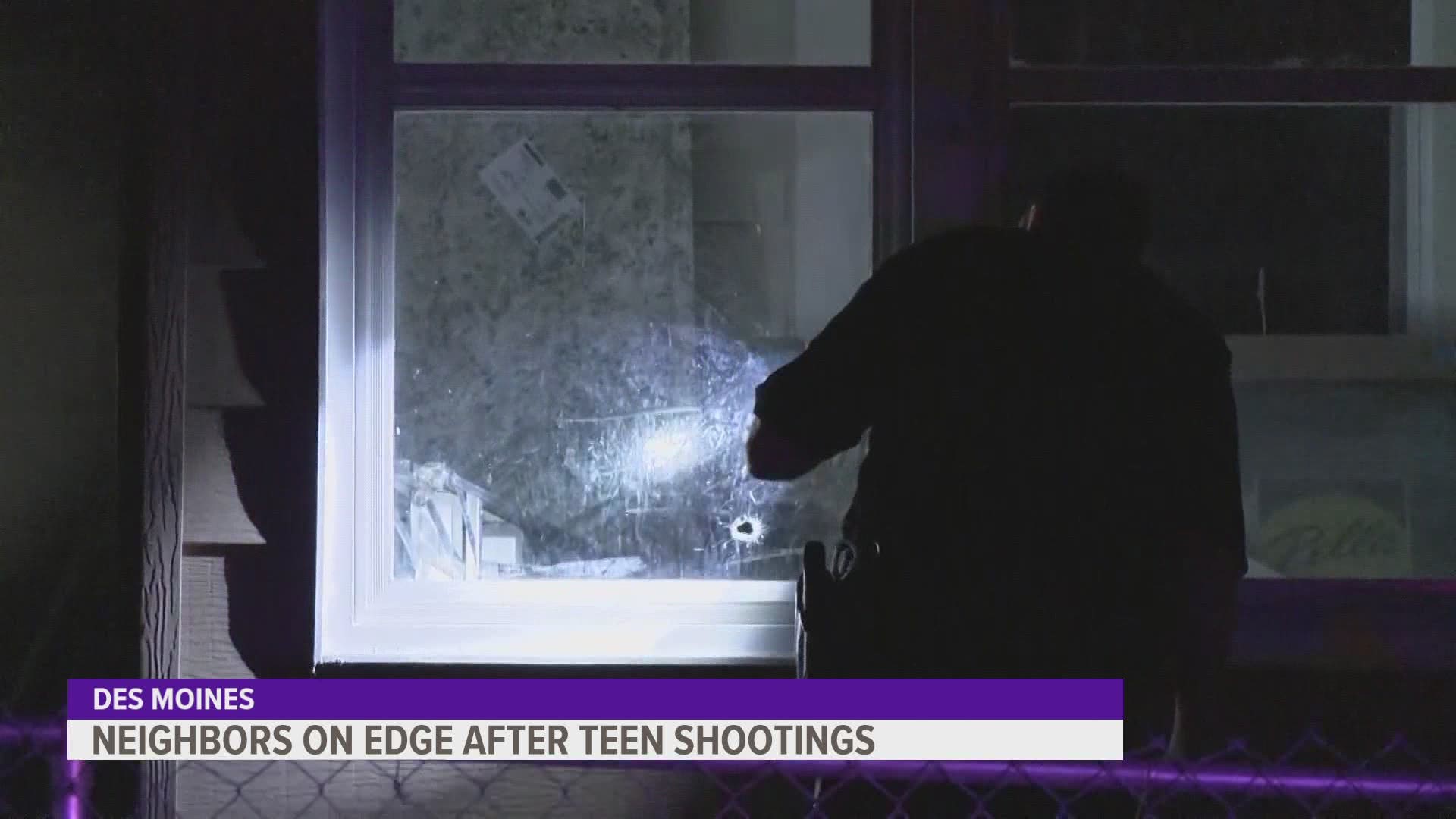 Three teens are recovering after they were shot in Des Moines Wednesday night. Police say this is turning into a deadly trend.