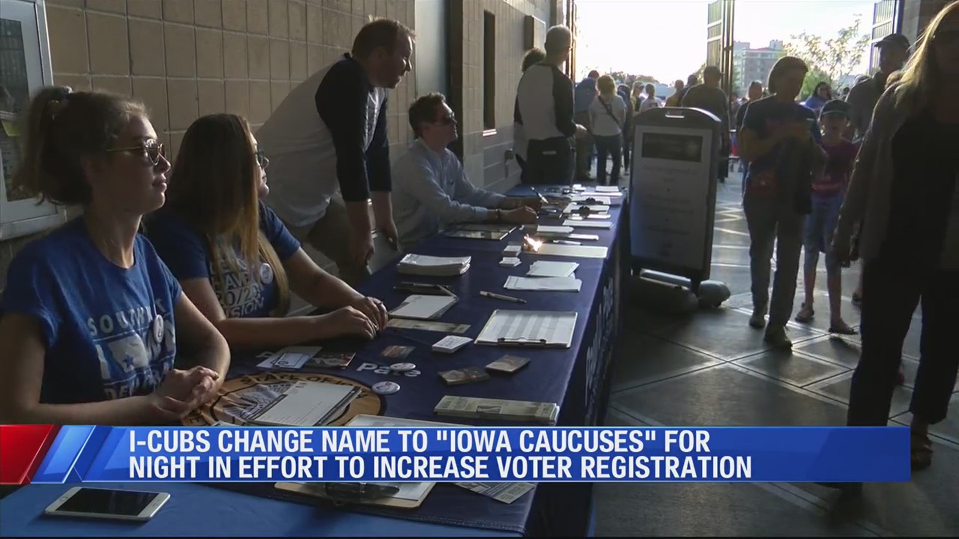 "Iowa Caucuses" play to get people excited about the caucuses