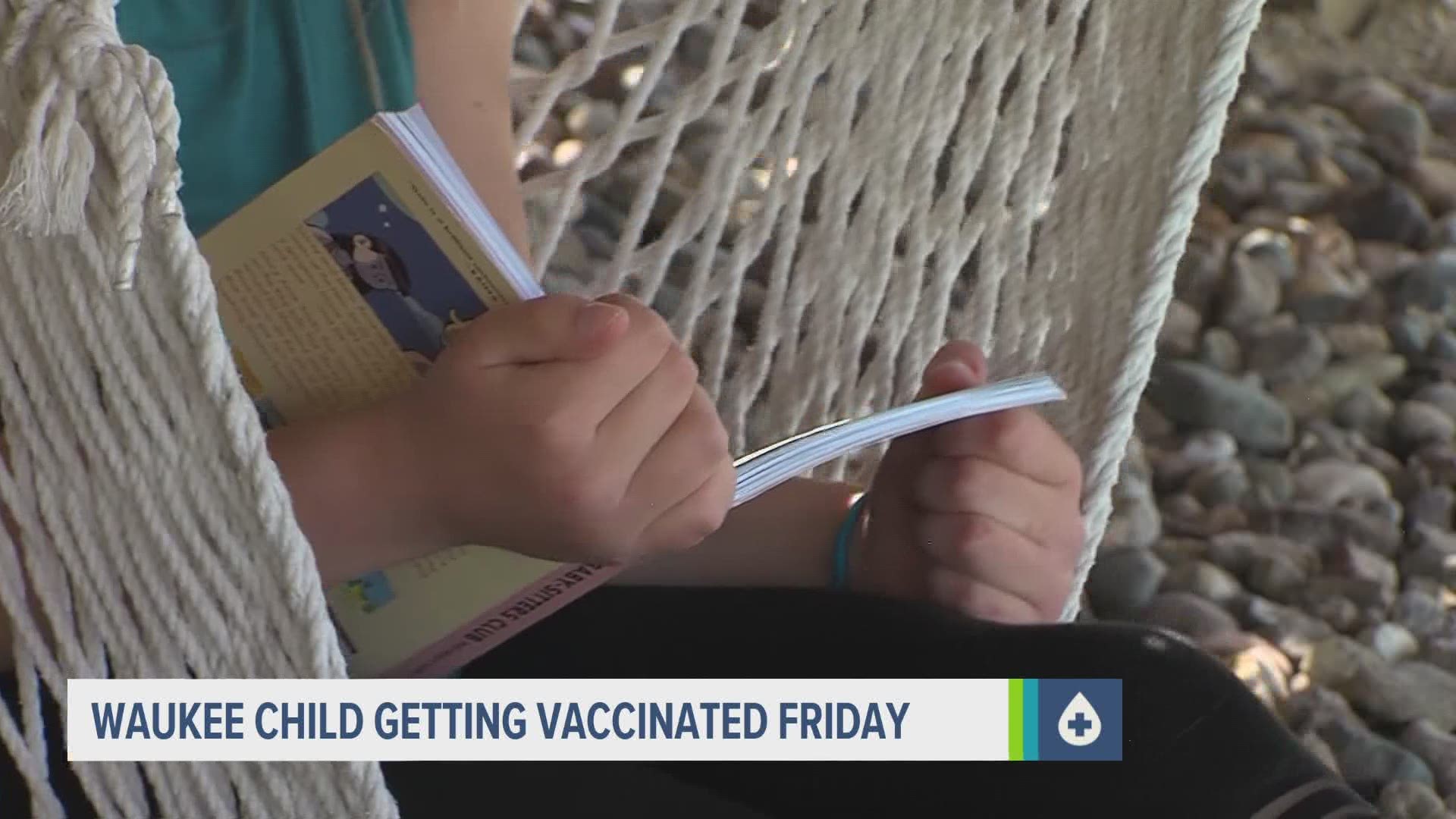 Not many kids are ready to get a shot, but 12-year-old Gretta of Waukee said is excited to be vaccinated by Friday.