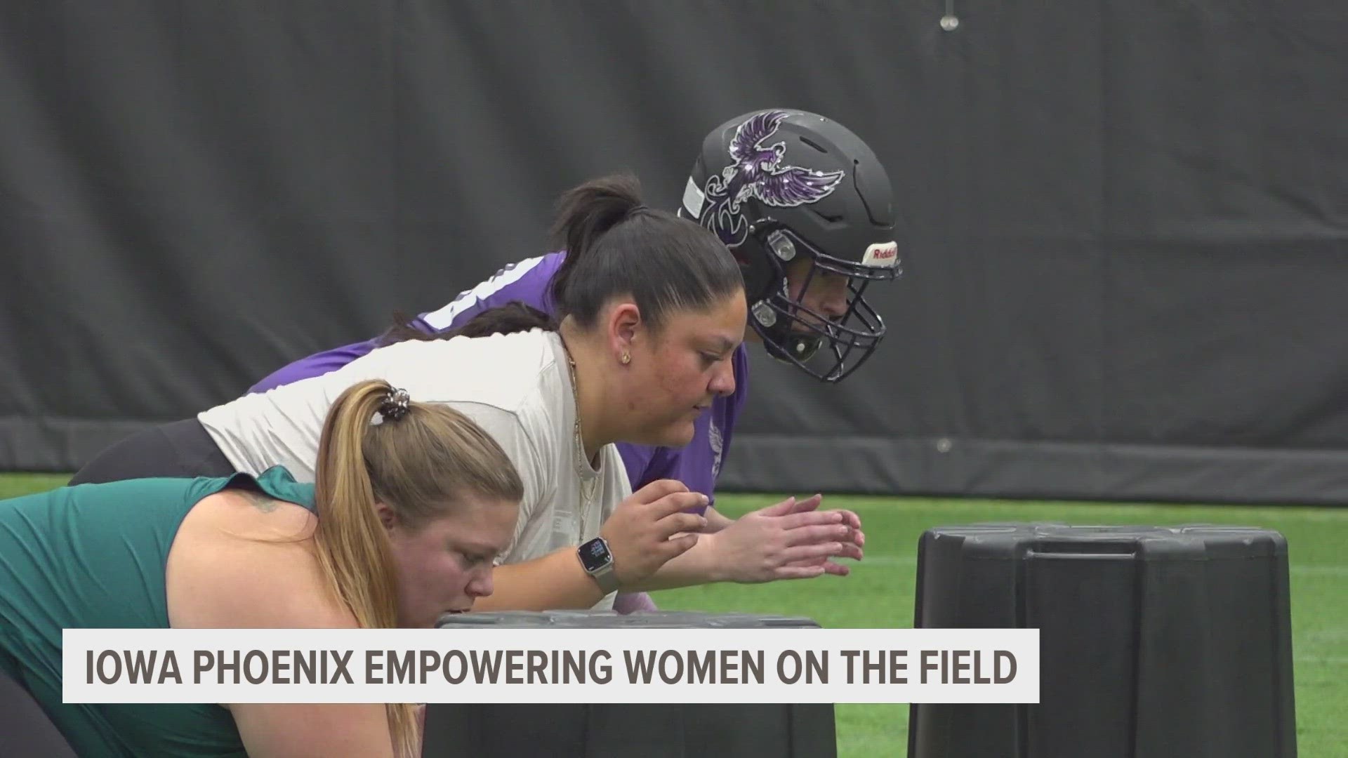 The Iowa Phoenix, a women's tackle football team based in central Iowa, is looking to keep the number of women in the sport trending upward.