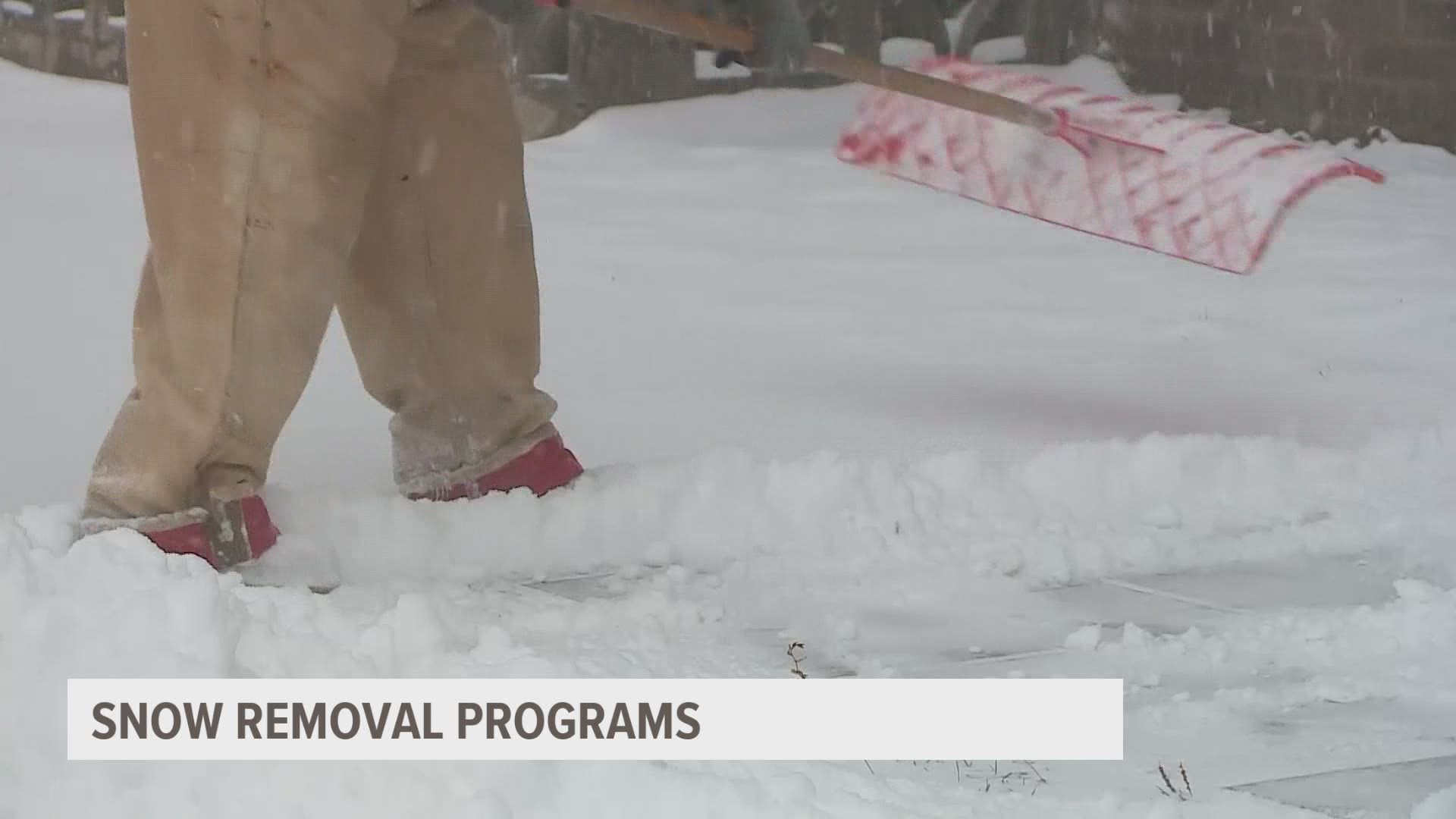 Elderly Iowans and those with disabilities may not be able to remove snow on their own. Take a look at a few services available in the metro.