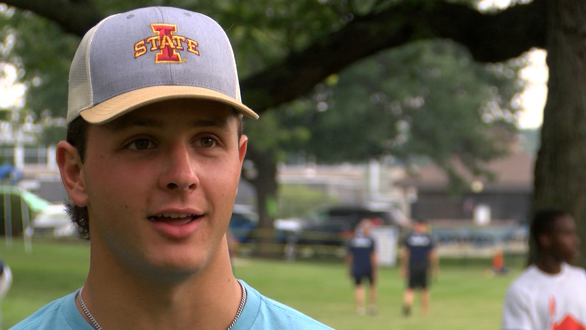 Iowa State Quarterback Brock Purdy talks about his faith during Empowering  Youth event in Des Moines