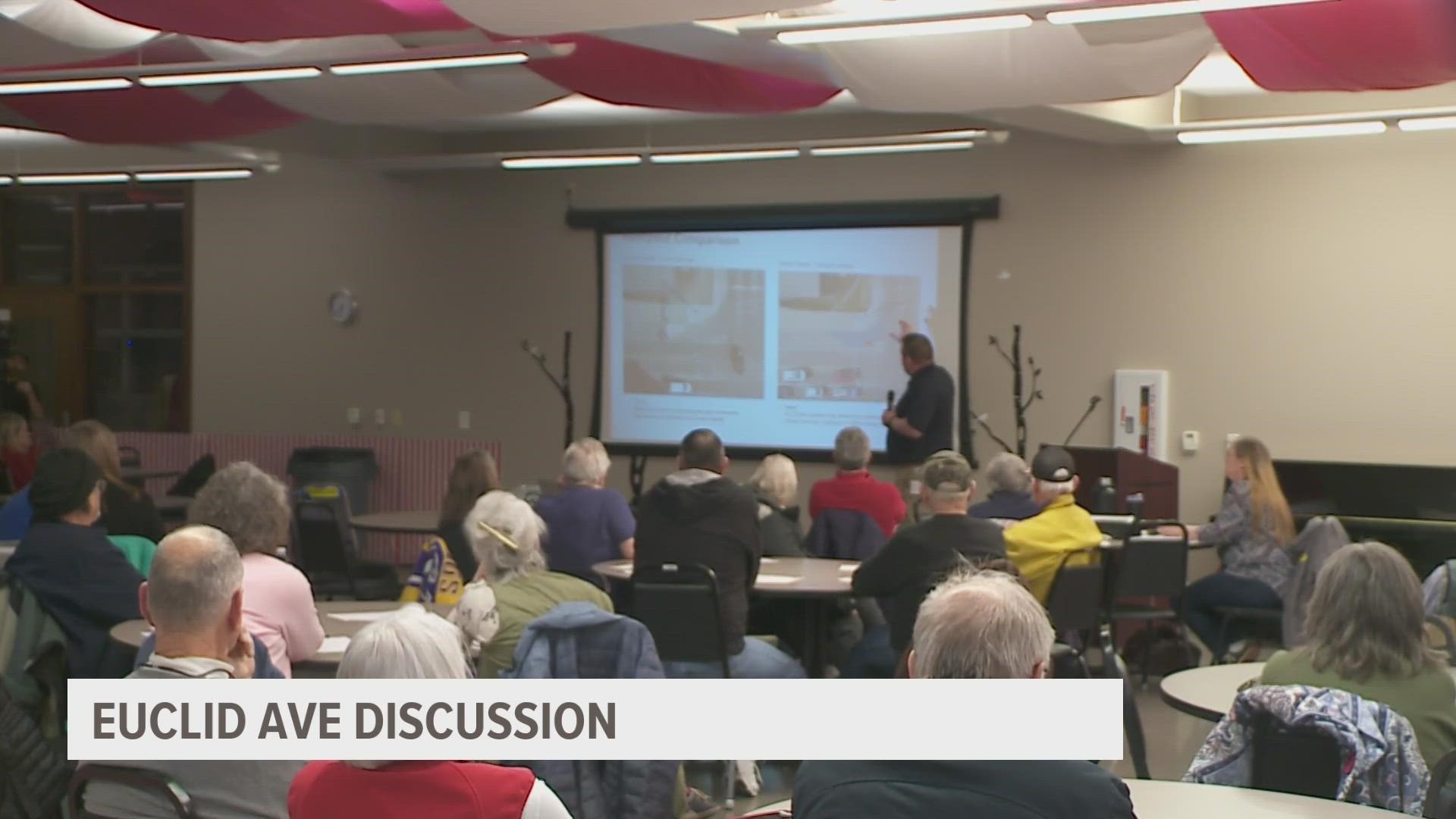 More than 30 residents attended the meeting to voice their concerns on the progress of the project, which was initiated by Des Moines City Council in Aug. 2021.