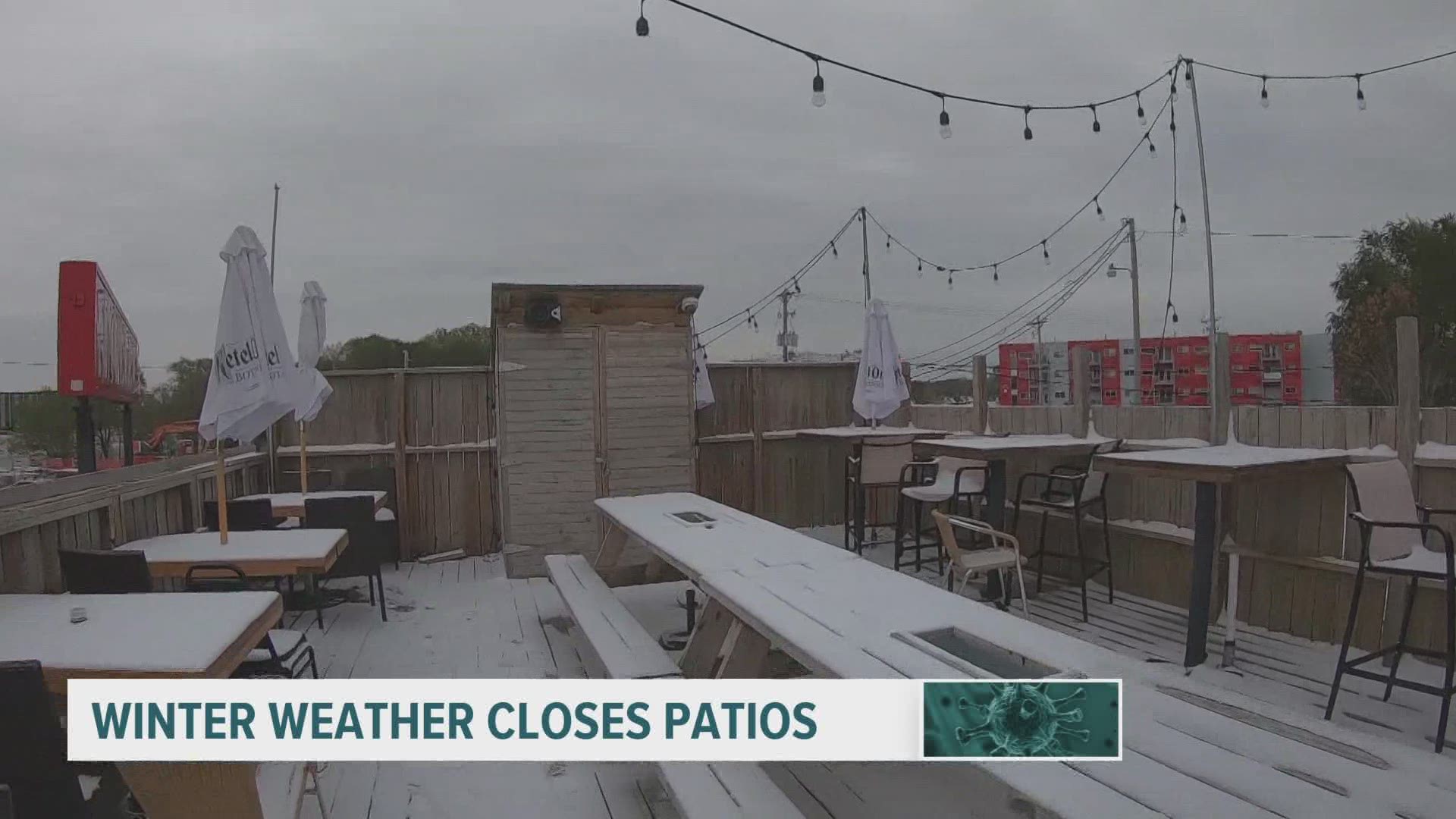Iowans fear Covid at restaurants with patios closing
